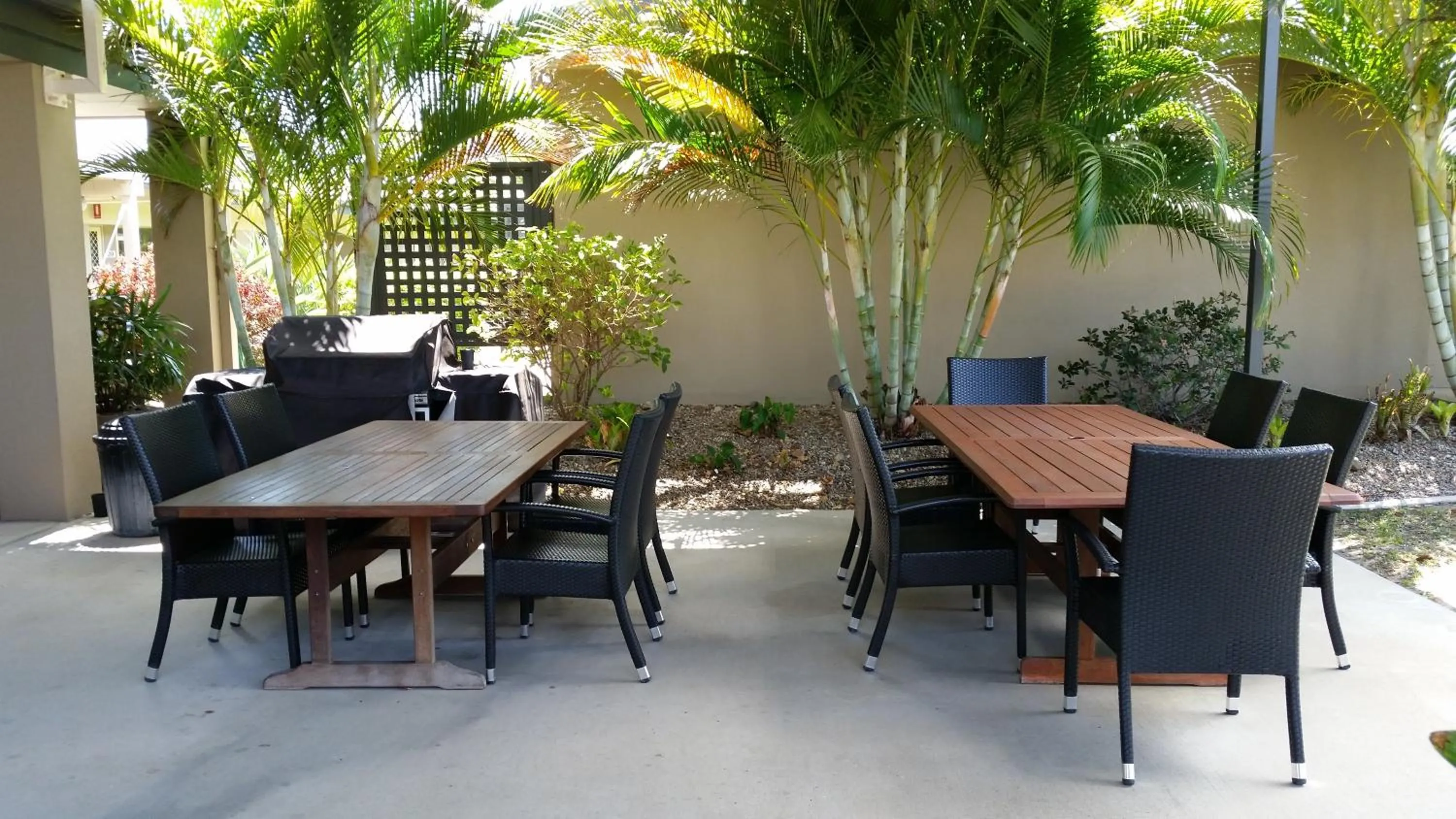 BBQ facilities in Port Denison Motor Inn