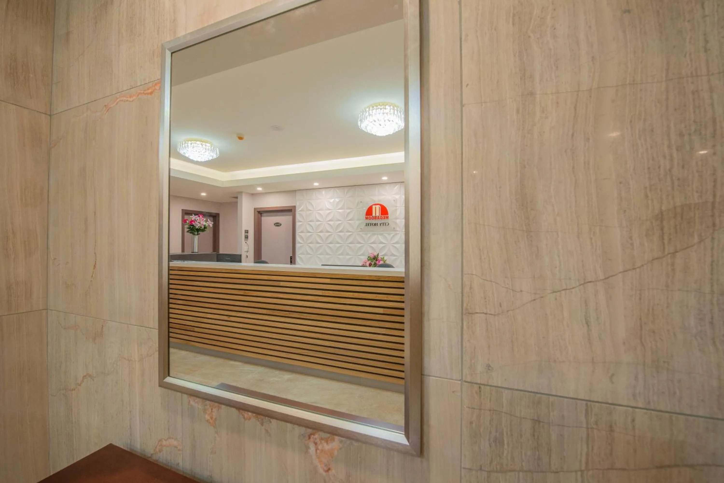 Decorative detail in Megaboom City Hotel