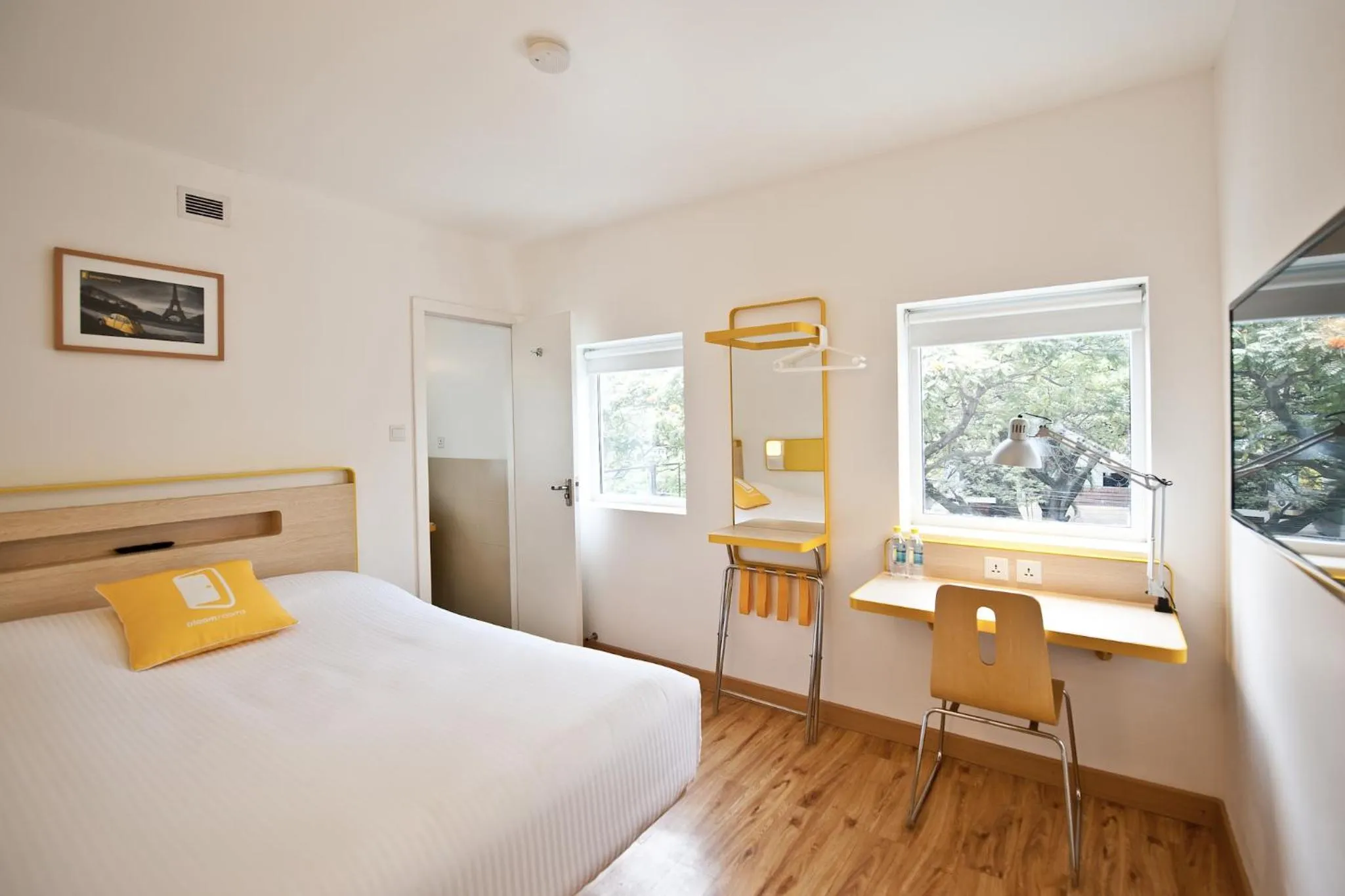 Bedroom, Bed in bloomrooms @ Indiranagar