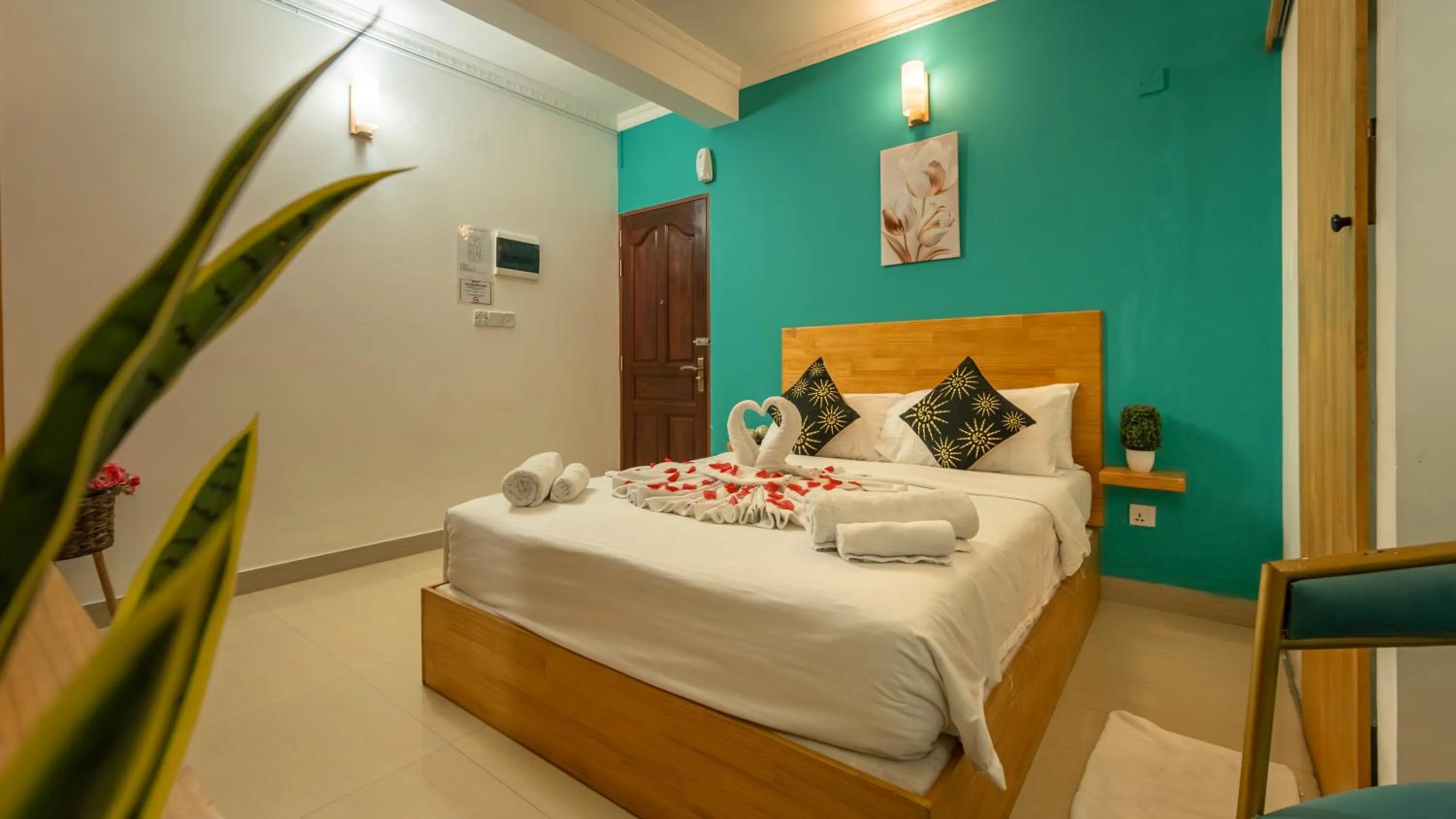 Property building, Bed in Vilu Rest