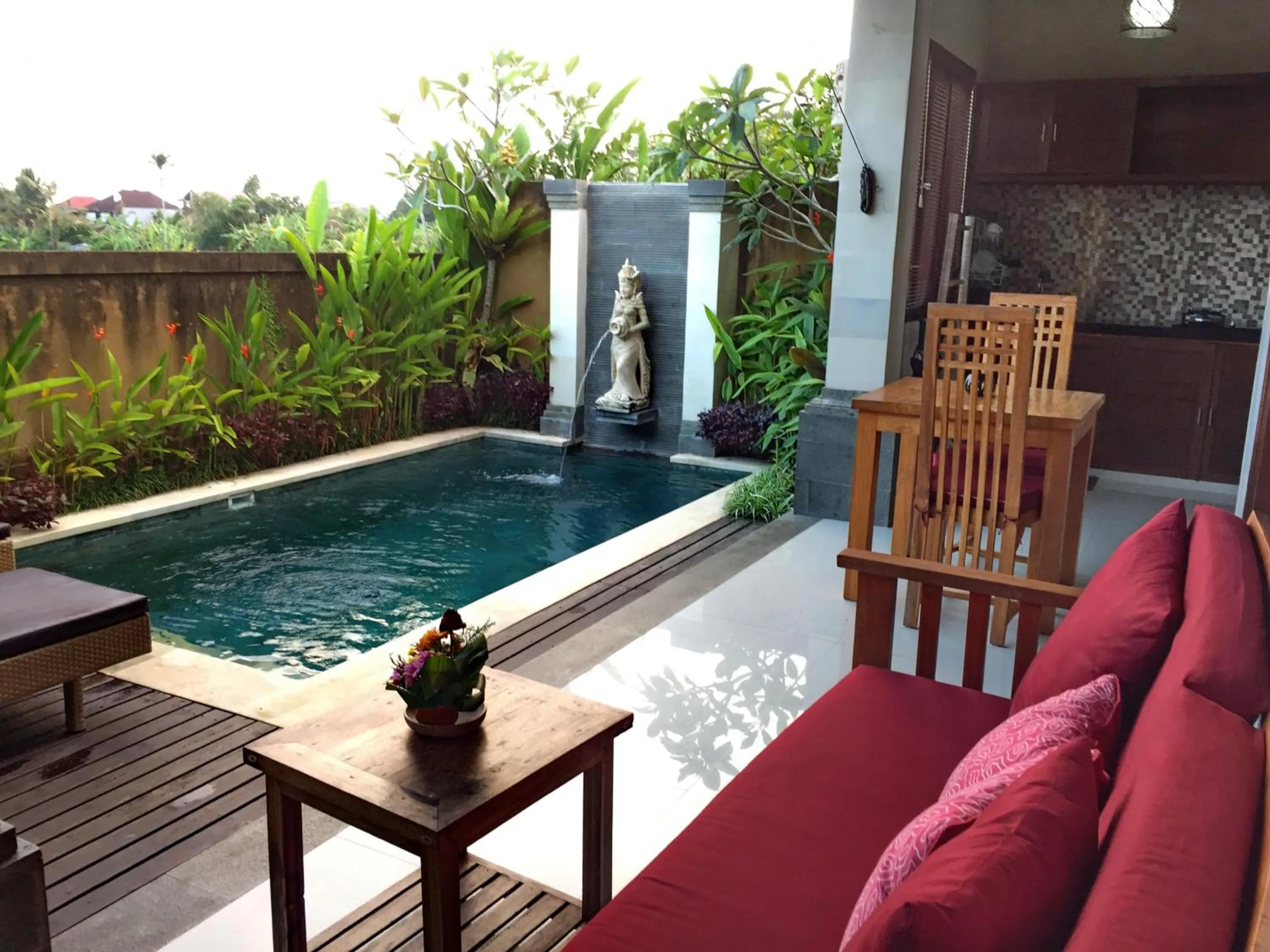 Balcony/Terrace in Uma Padi Villa