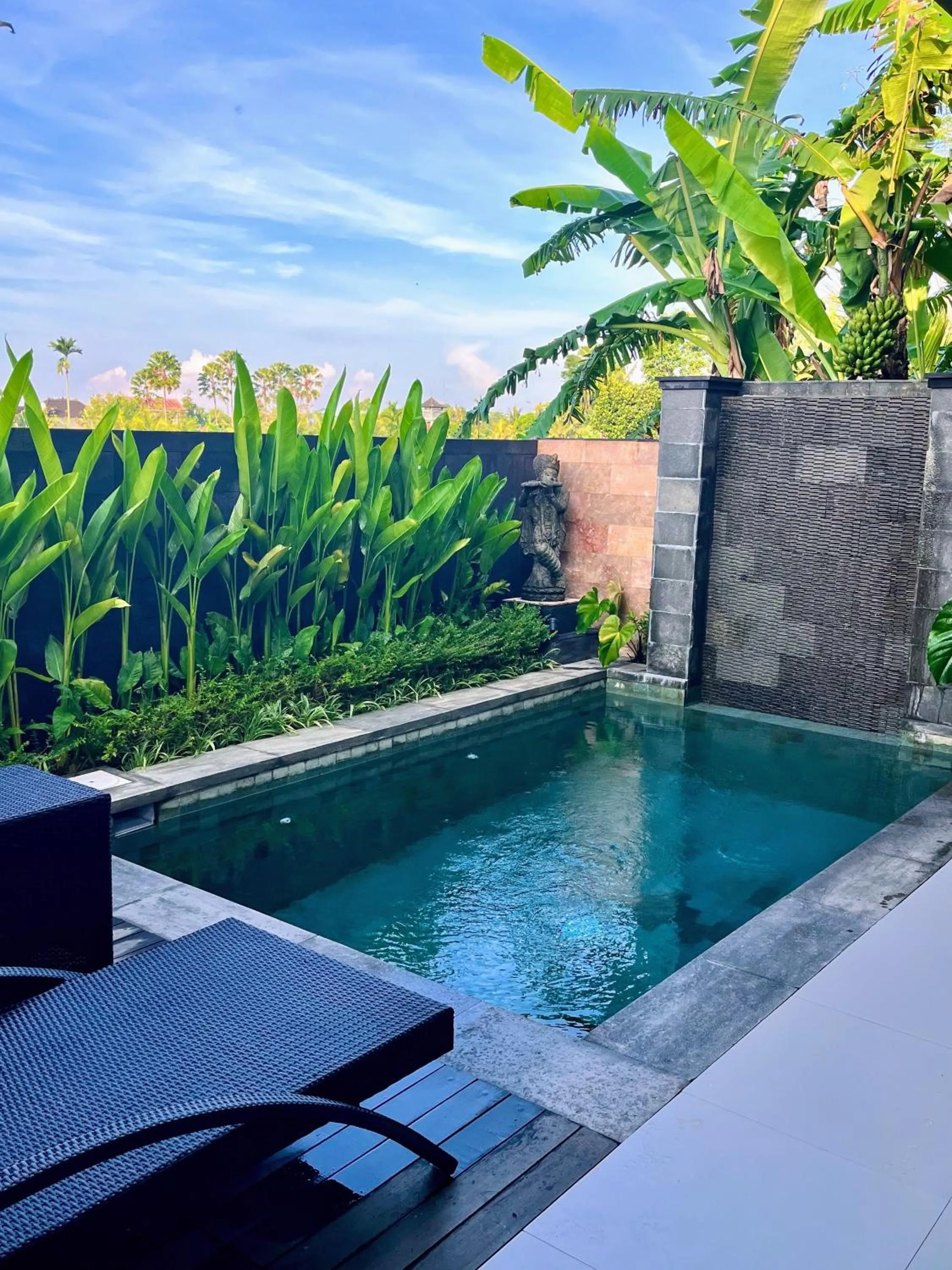 Natural landscape in Uma Padi Villa