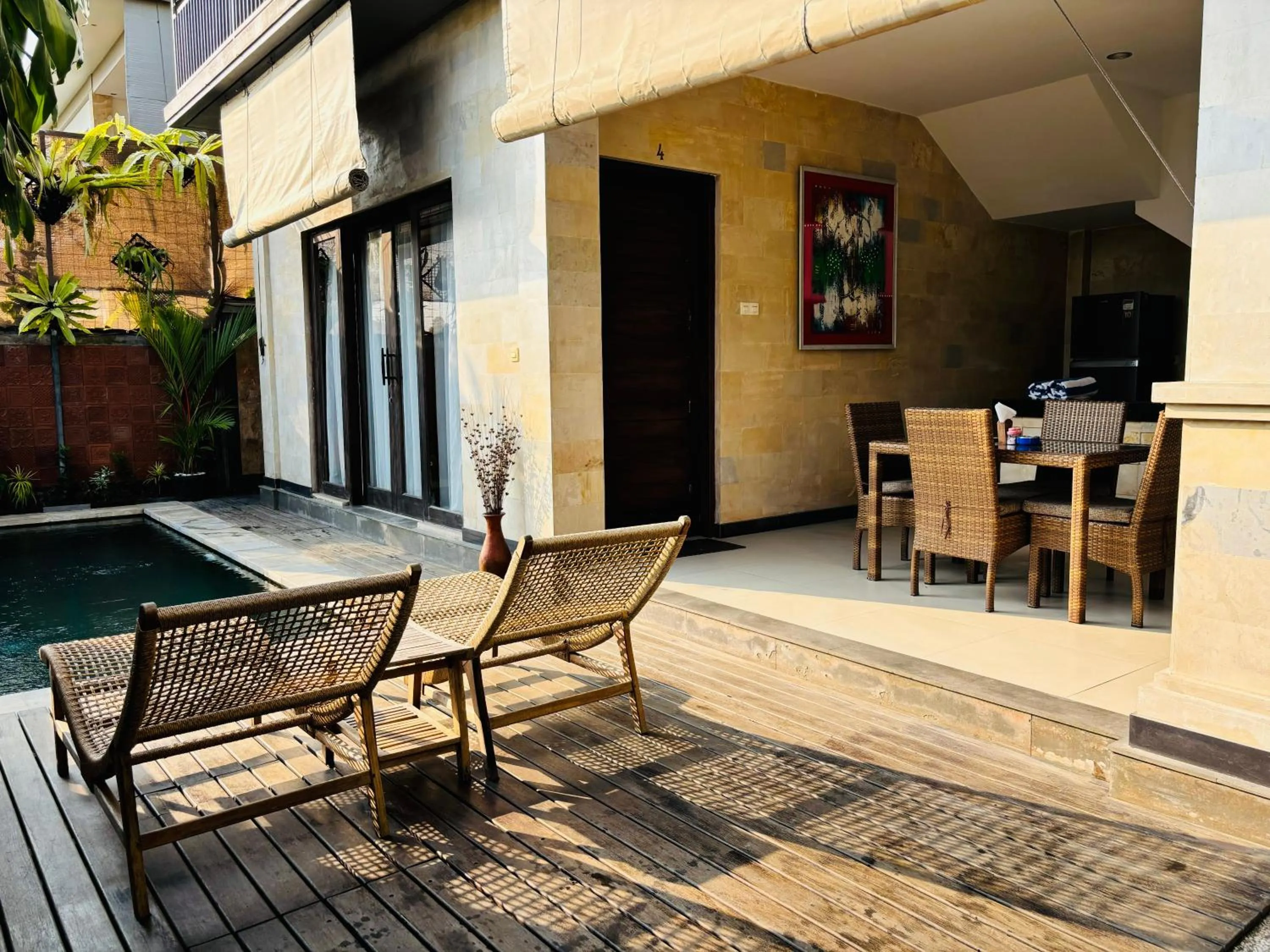 Swimming pool in Uma Padi Villa