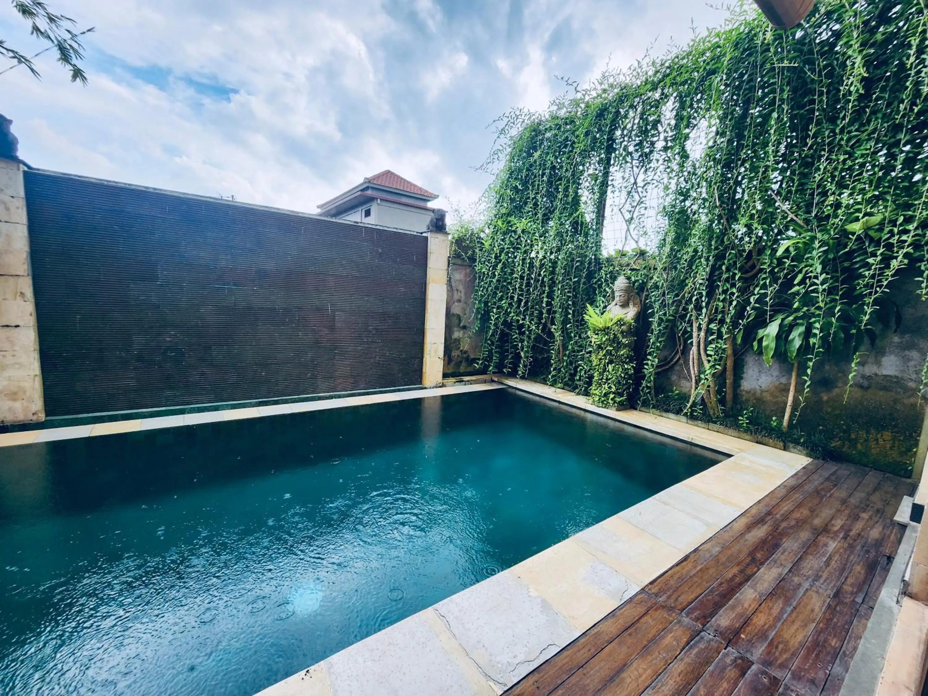 Pool view in Uma Padi Villa