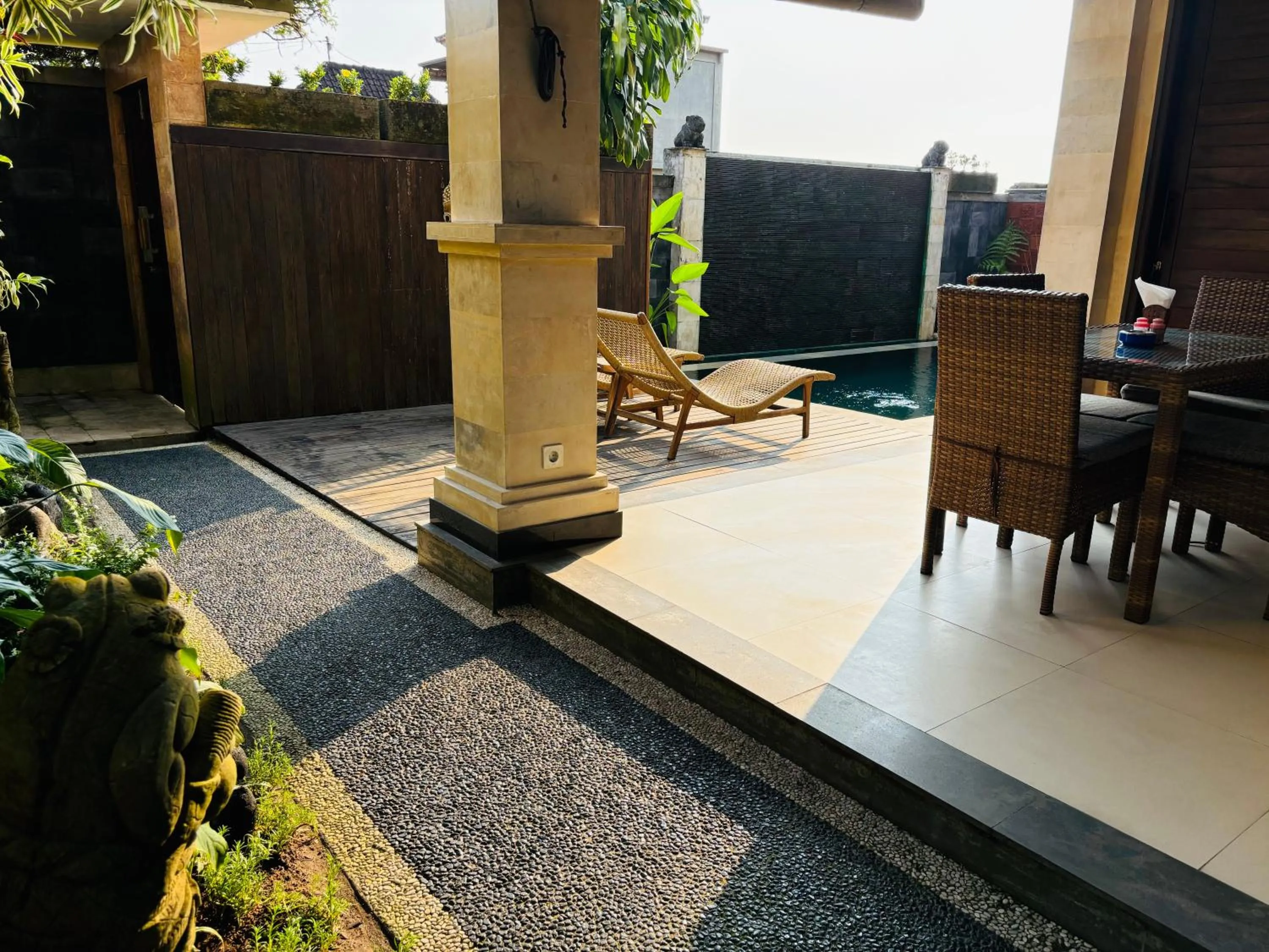 Patio in Uma Padi Villa