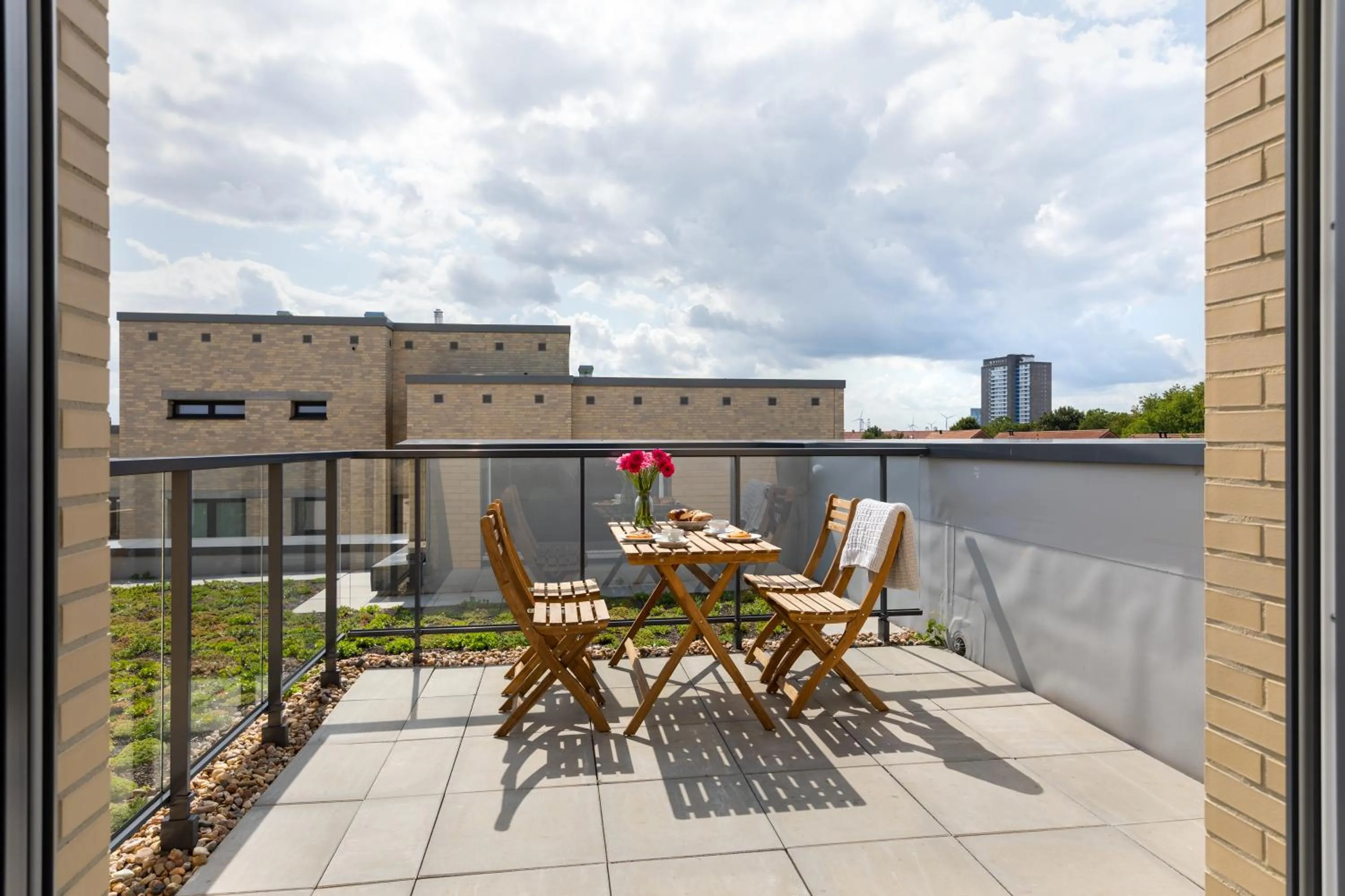 Balcony/Terrace in Boardinghouse St.Pauli