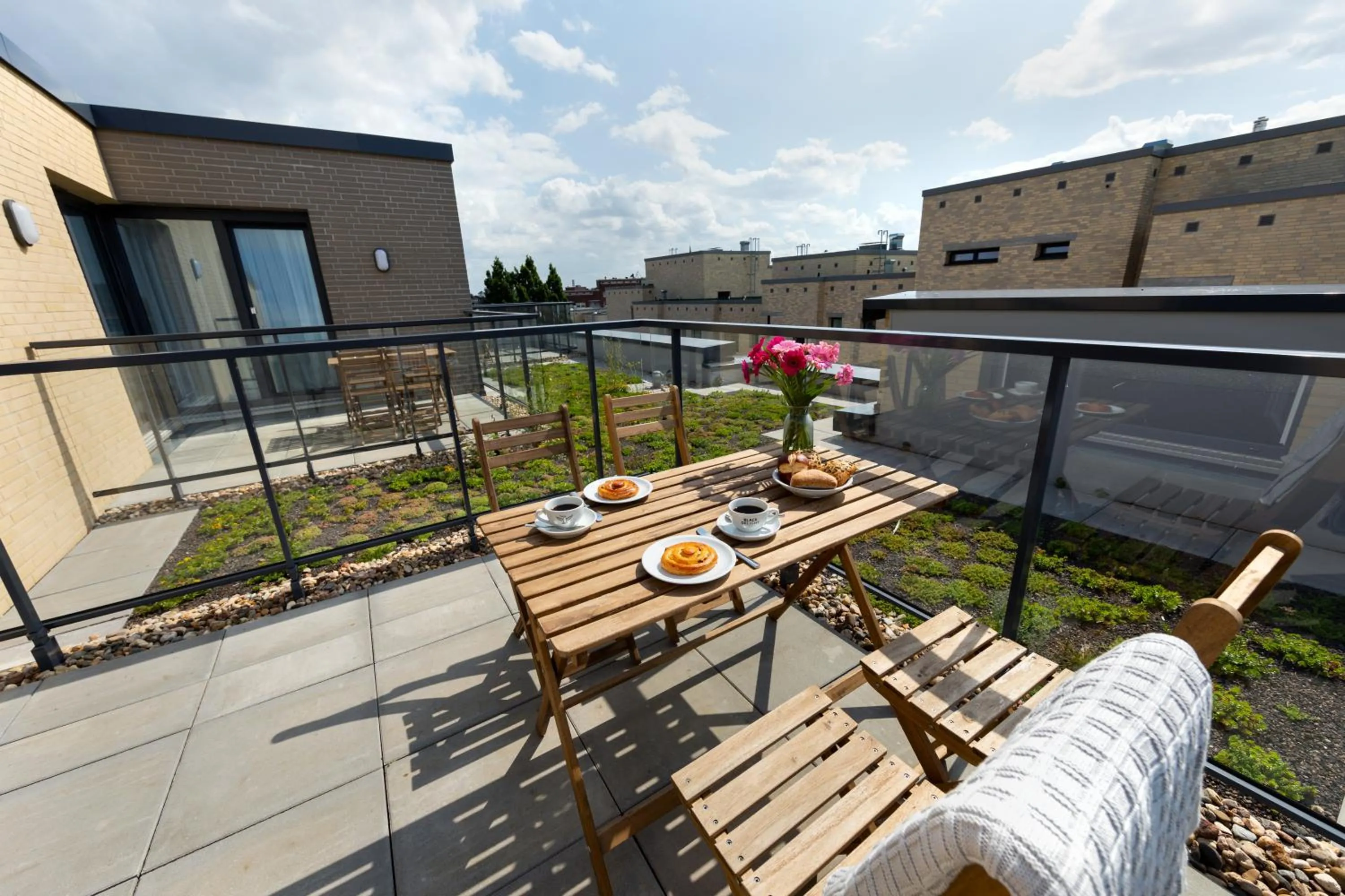 Balcony/Terrace in Boardinghouse St.Pauli