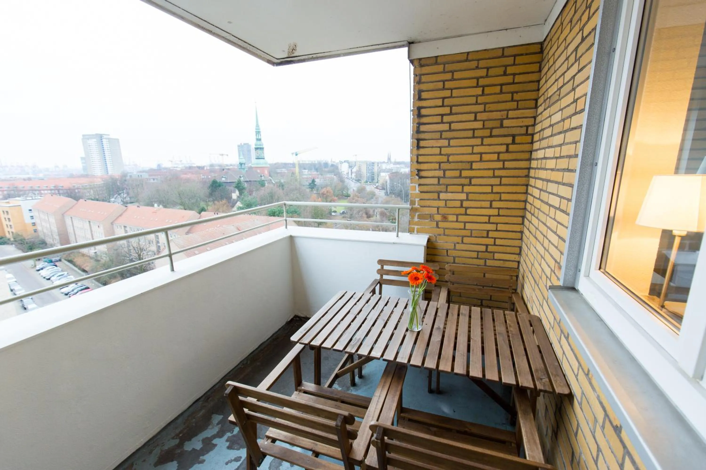 Balcony/Terrace in Boardinghouse St.Pauli