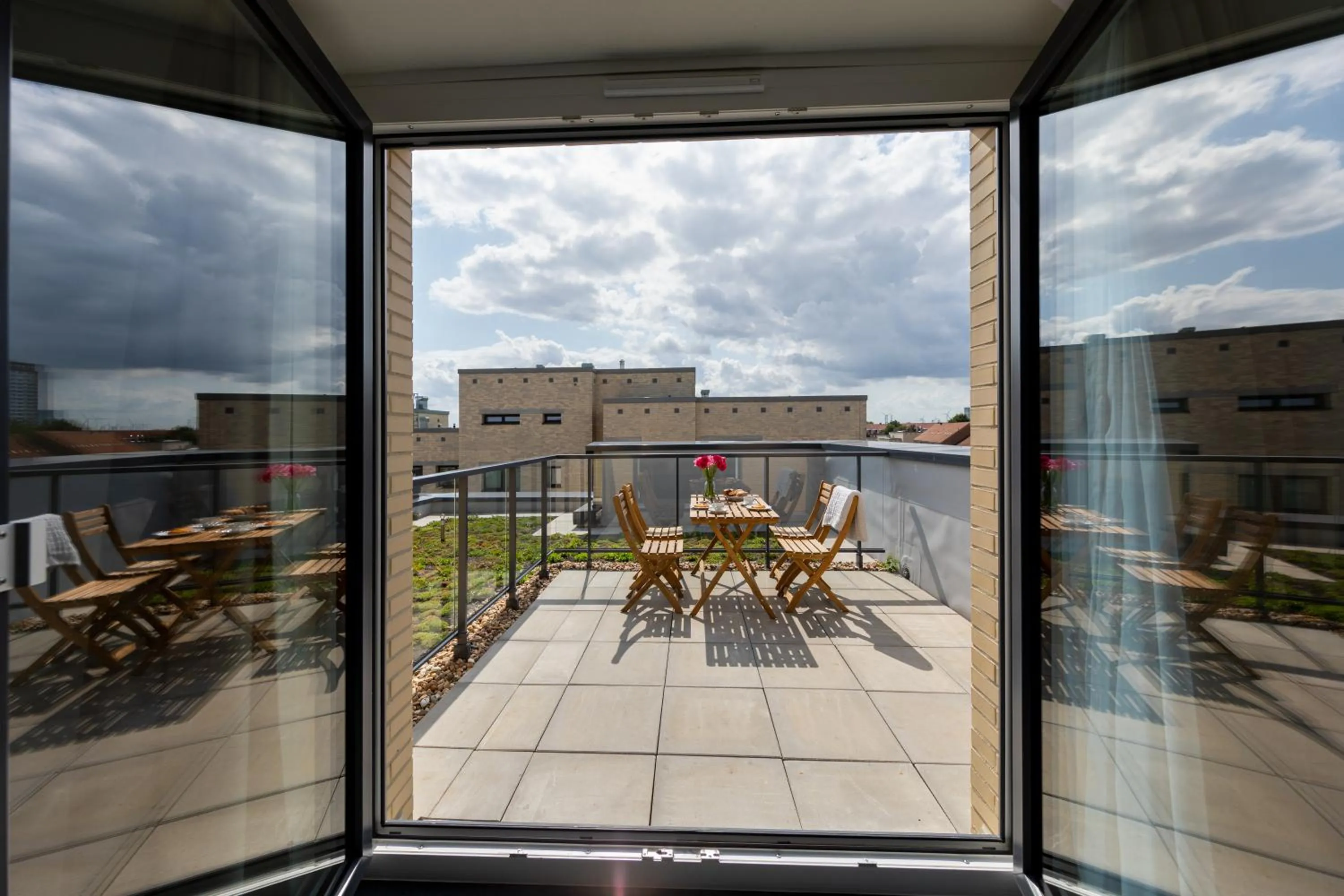 Balcony/Terrace in Boardinghouse St.Pauli