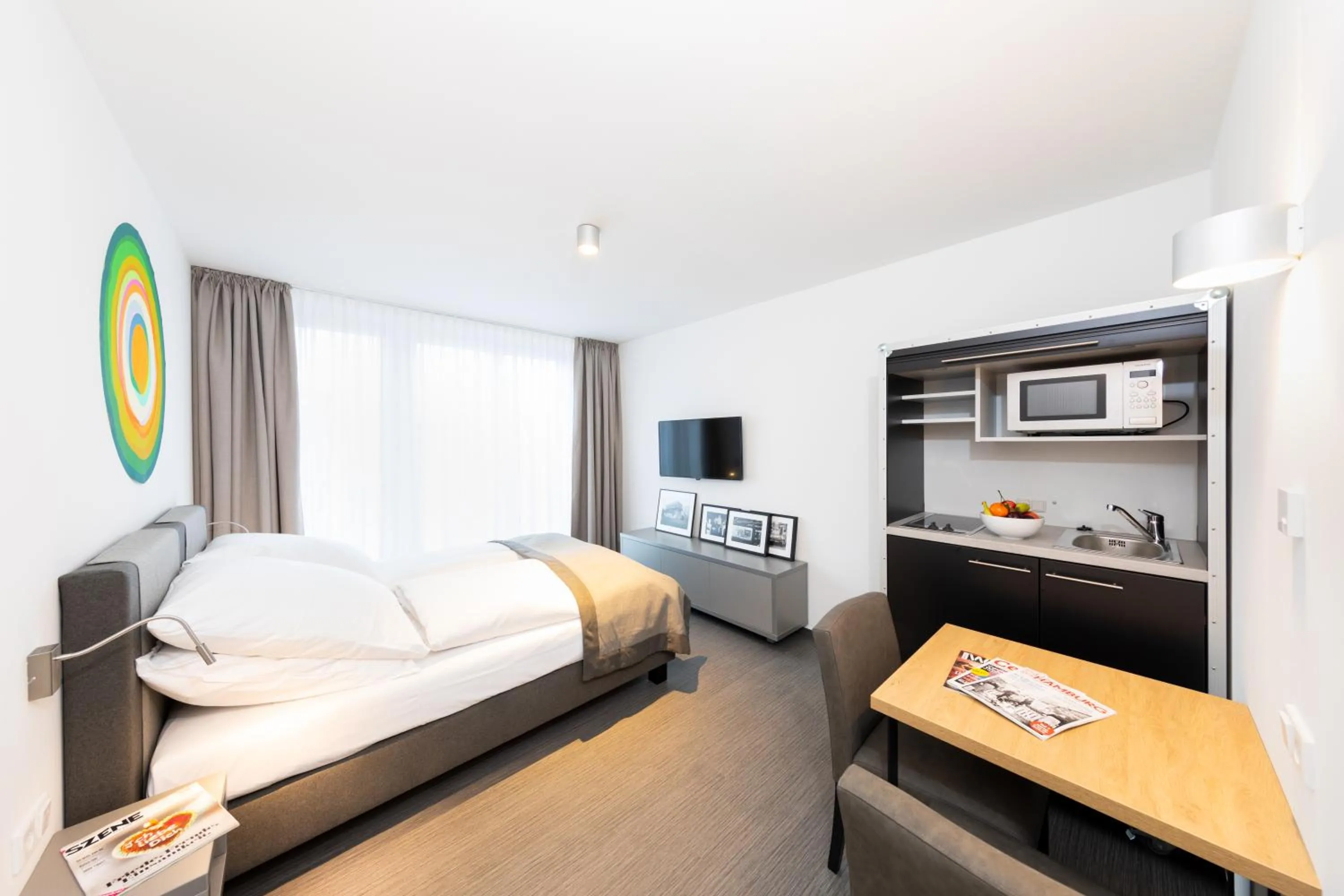 Photo of the whole room, Bed in Boardinghouse St.Pauli