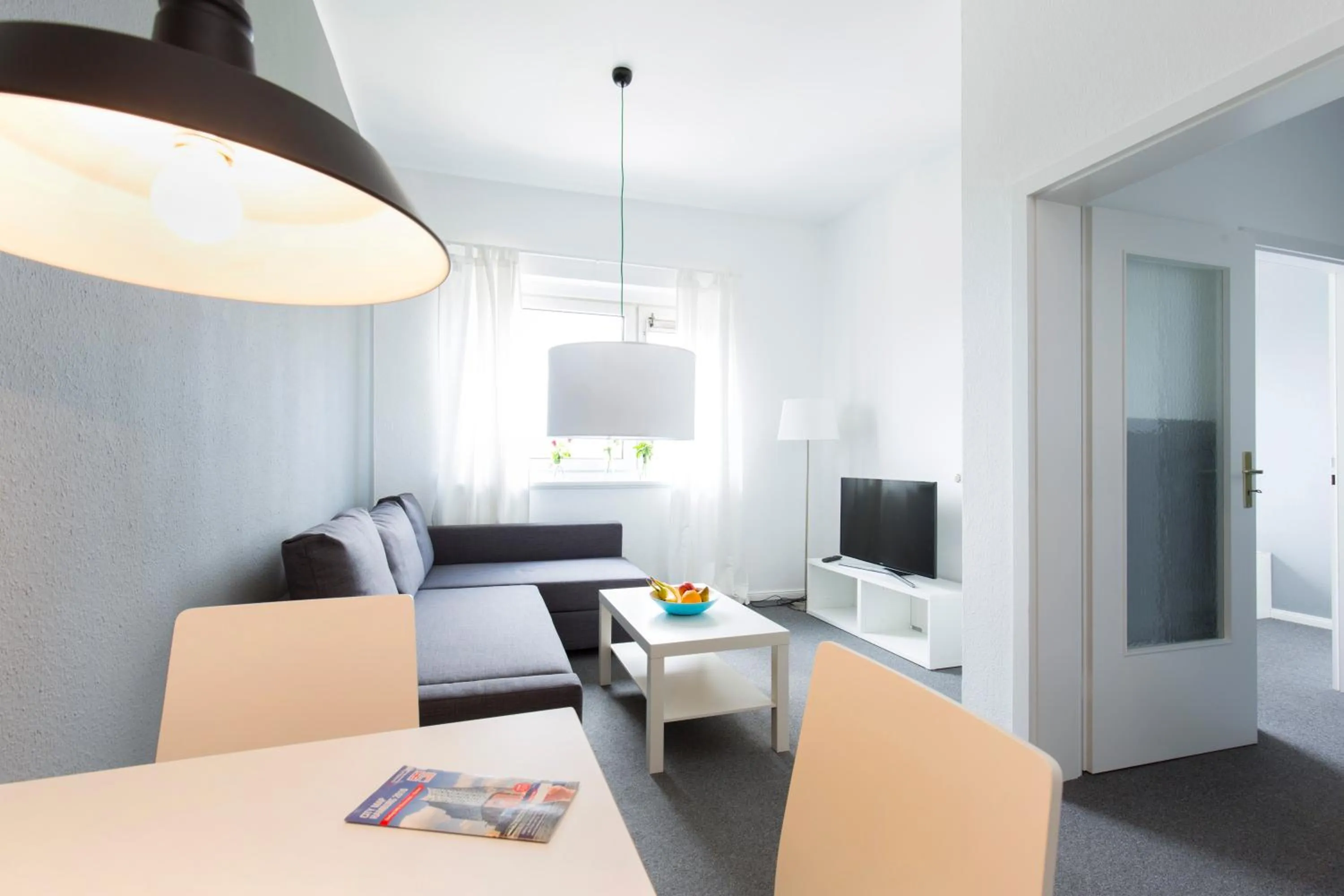 Seating area, Bed in Boardinghouse St.Pauli