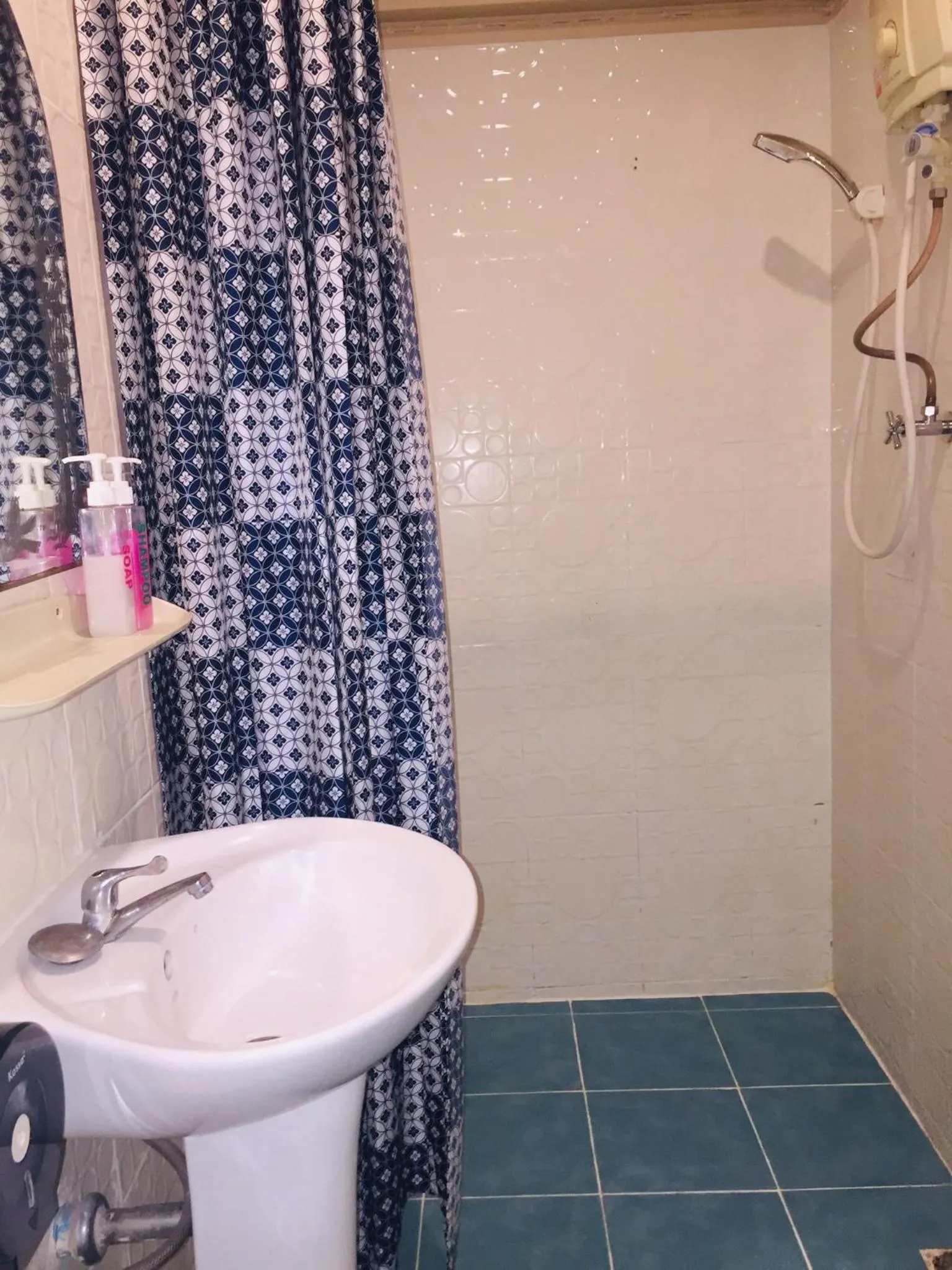 Shower in Nett Hotel