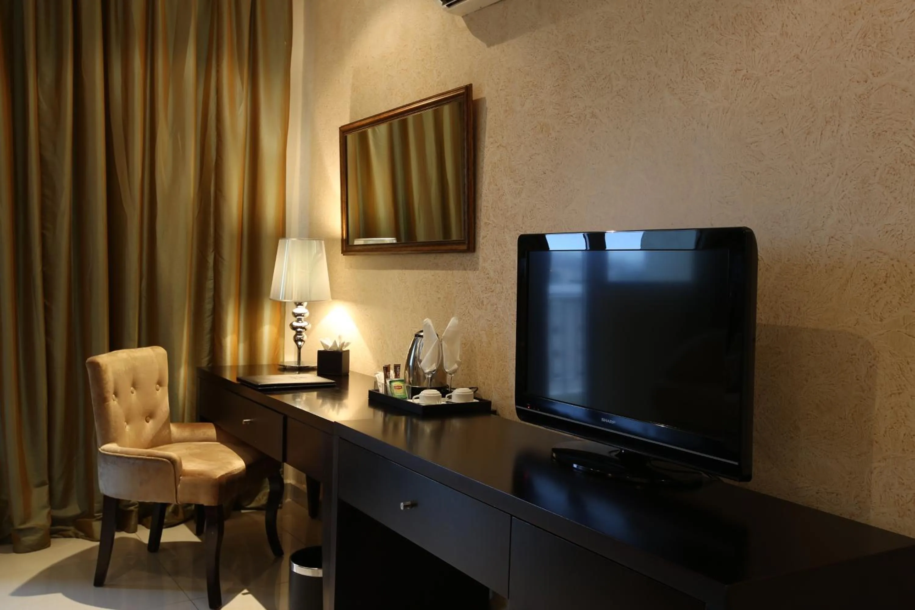 Decorative detail in Mikhael's Hotel