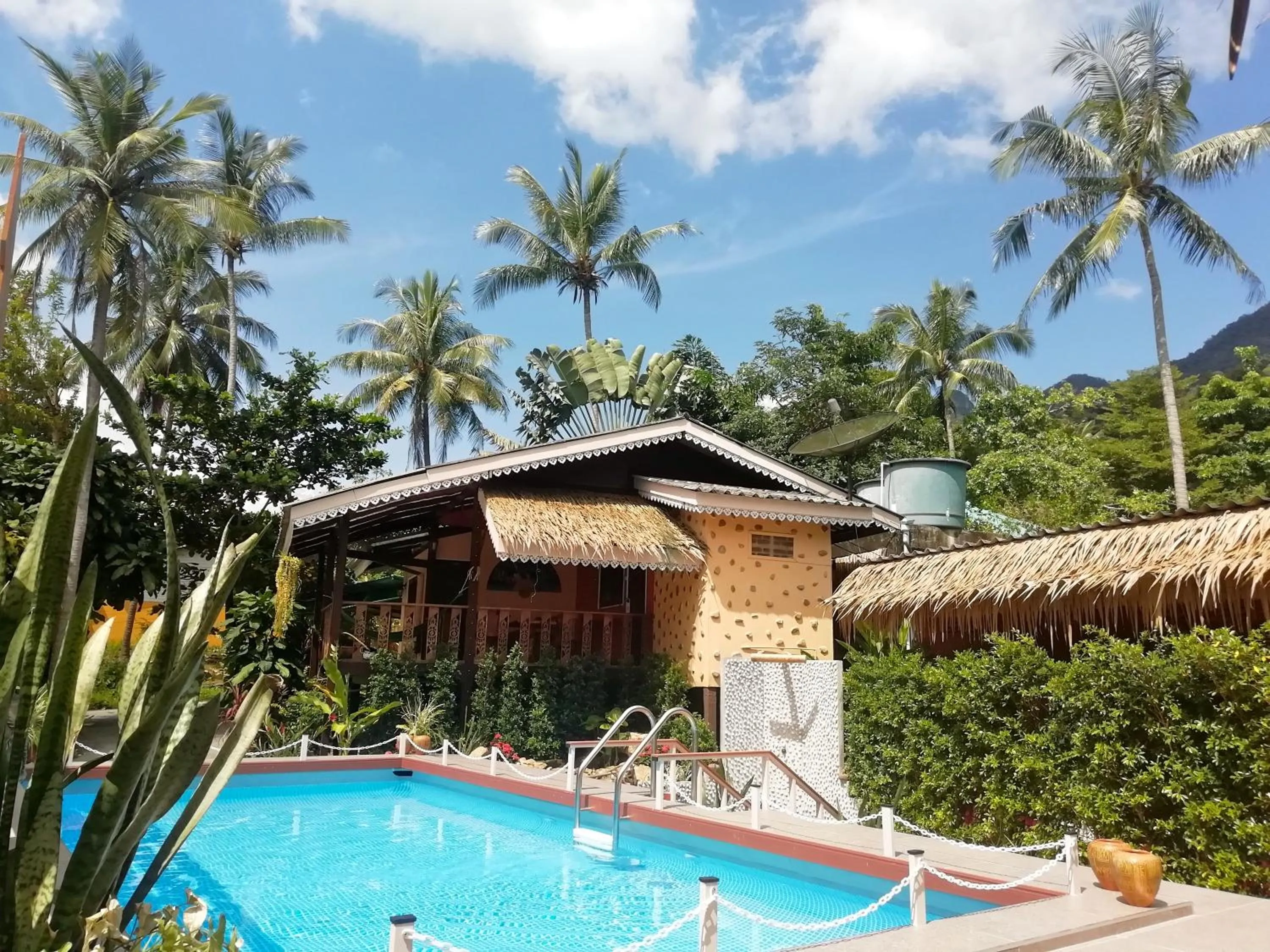 Pool view in Macura Resort
