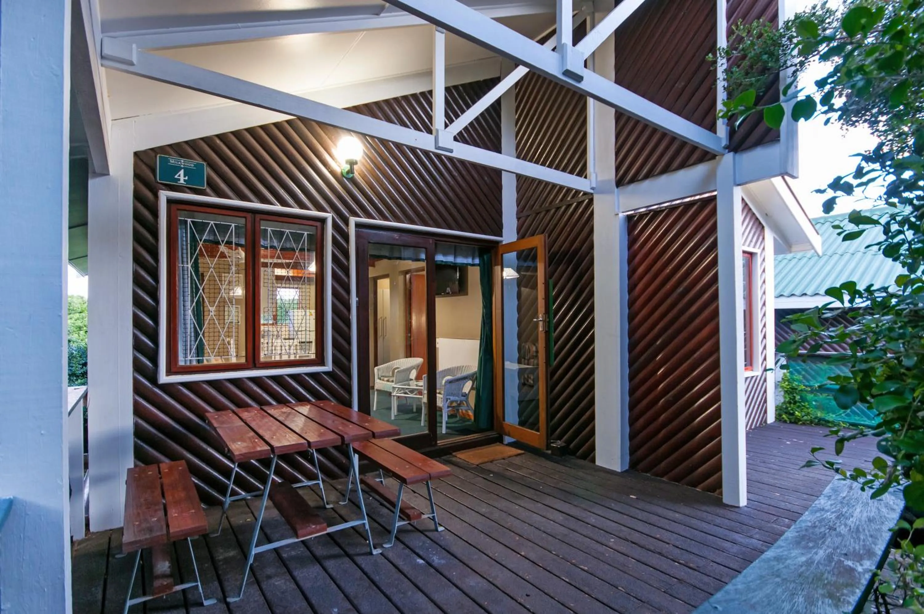 Patio in Pine Lodge Resort