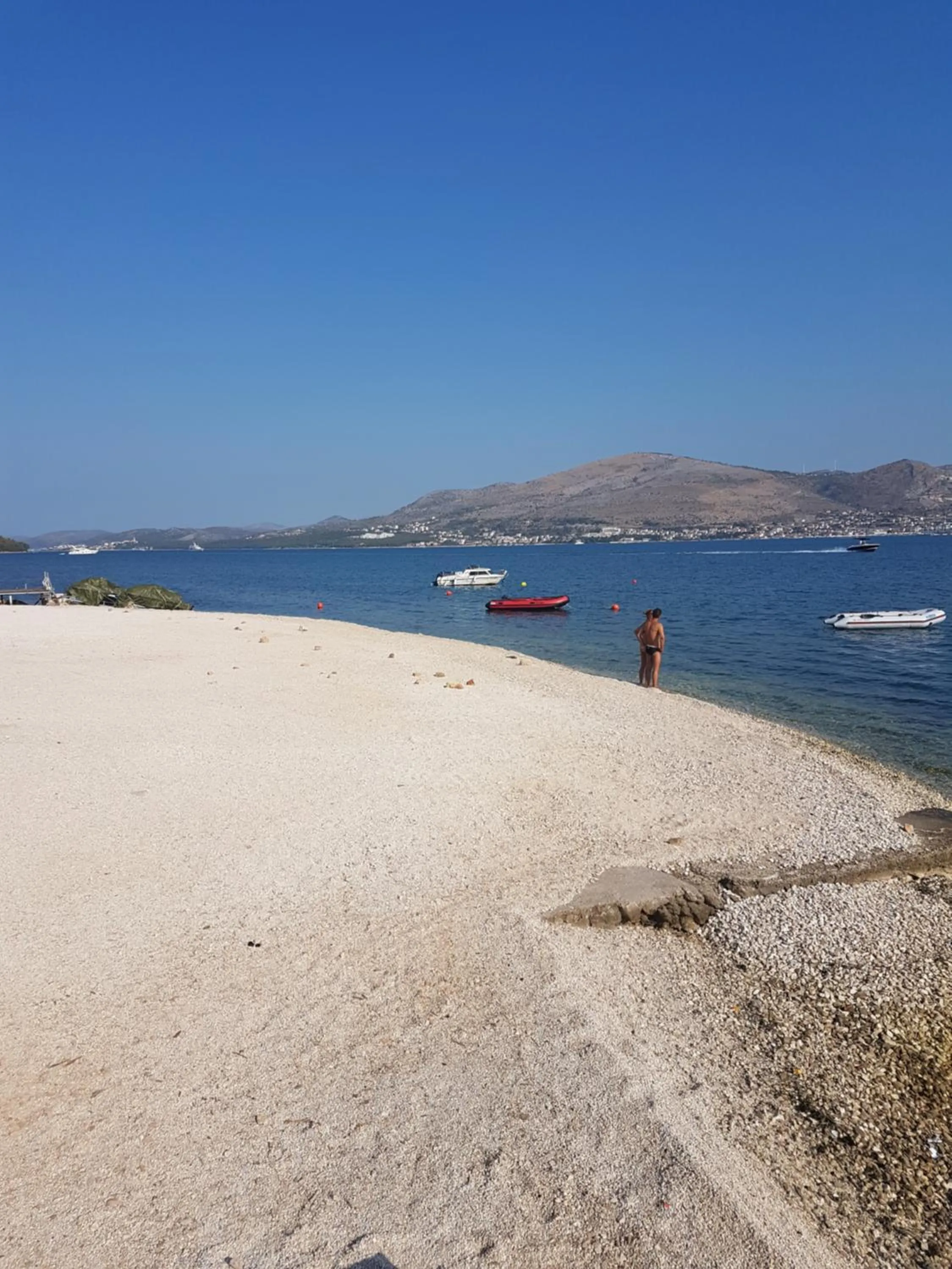 Natural landscape in Apartments Silva with a view of sea