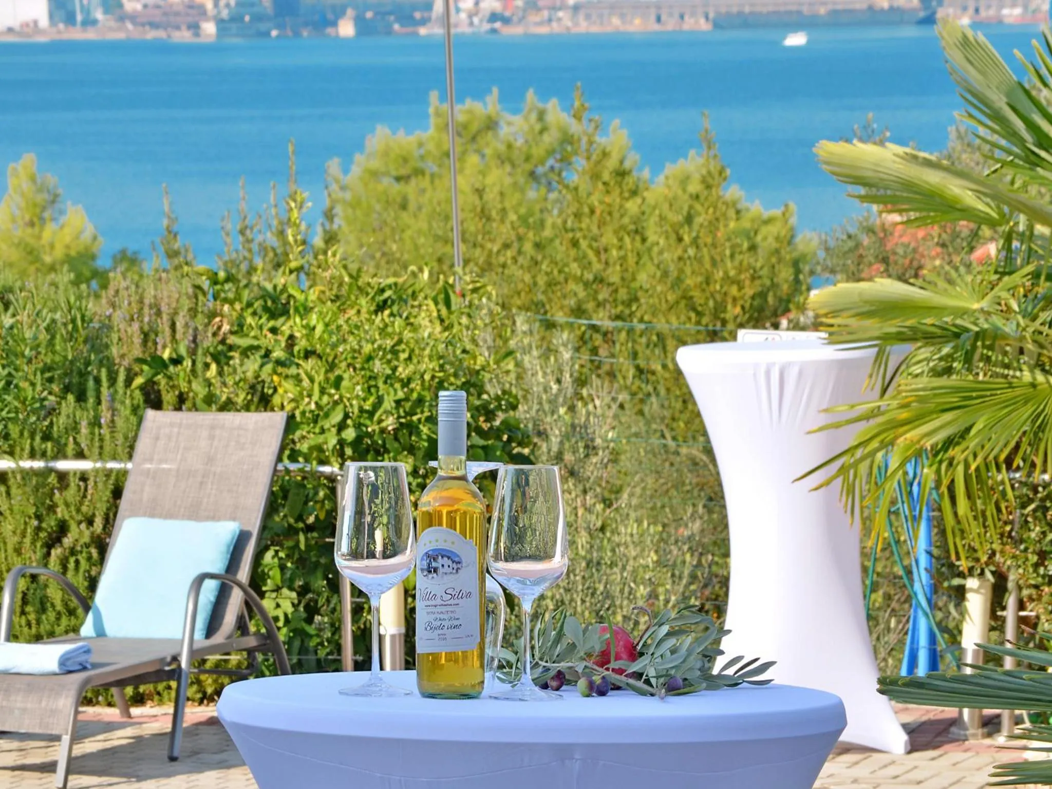 Entertainment in Apartments Silva with a view of sea