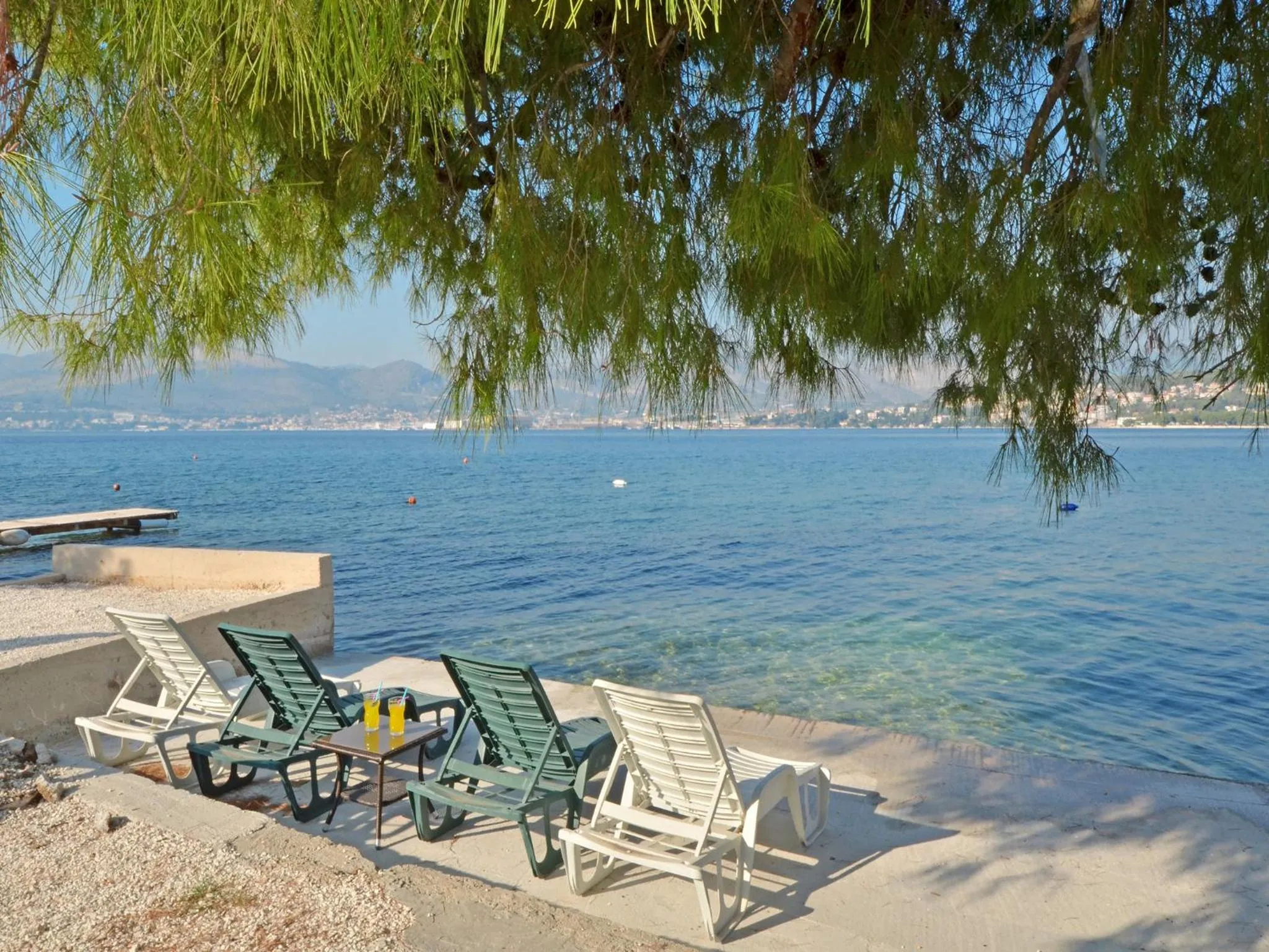 Beach in Apartments Silva with a view of sea