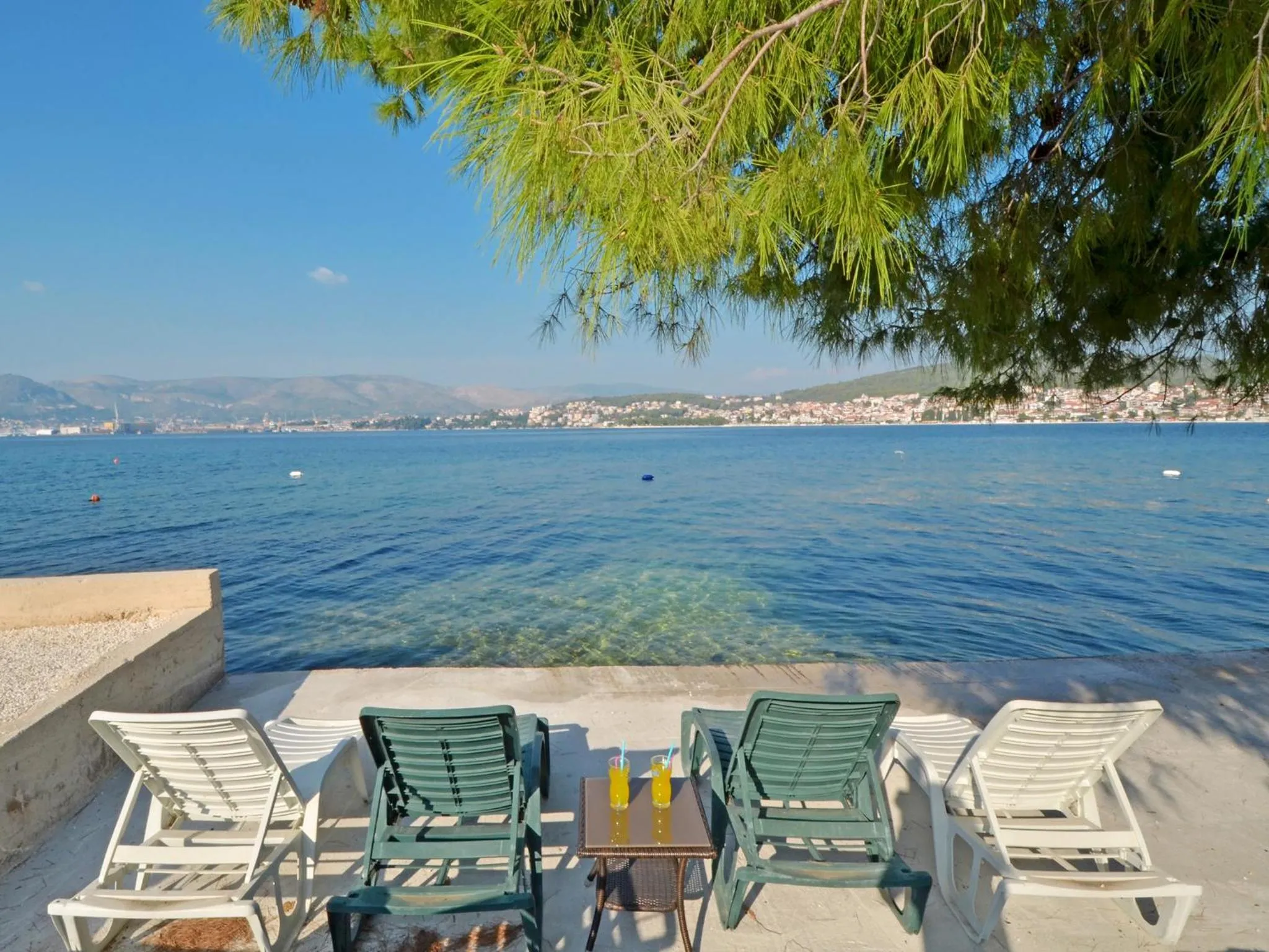 Beach in Apartments Silva with a view of sea