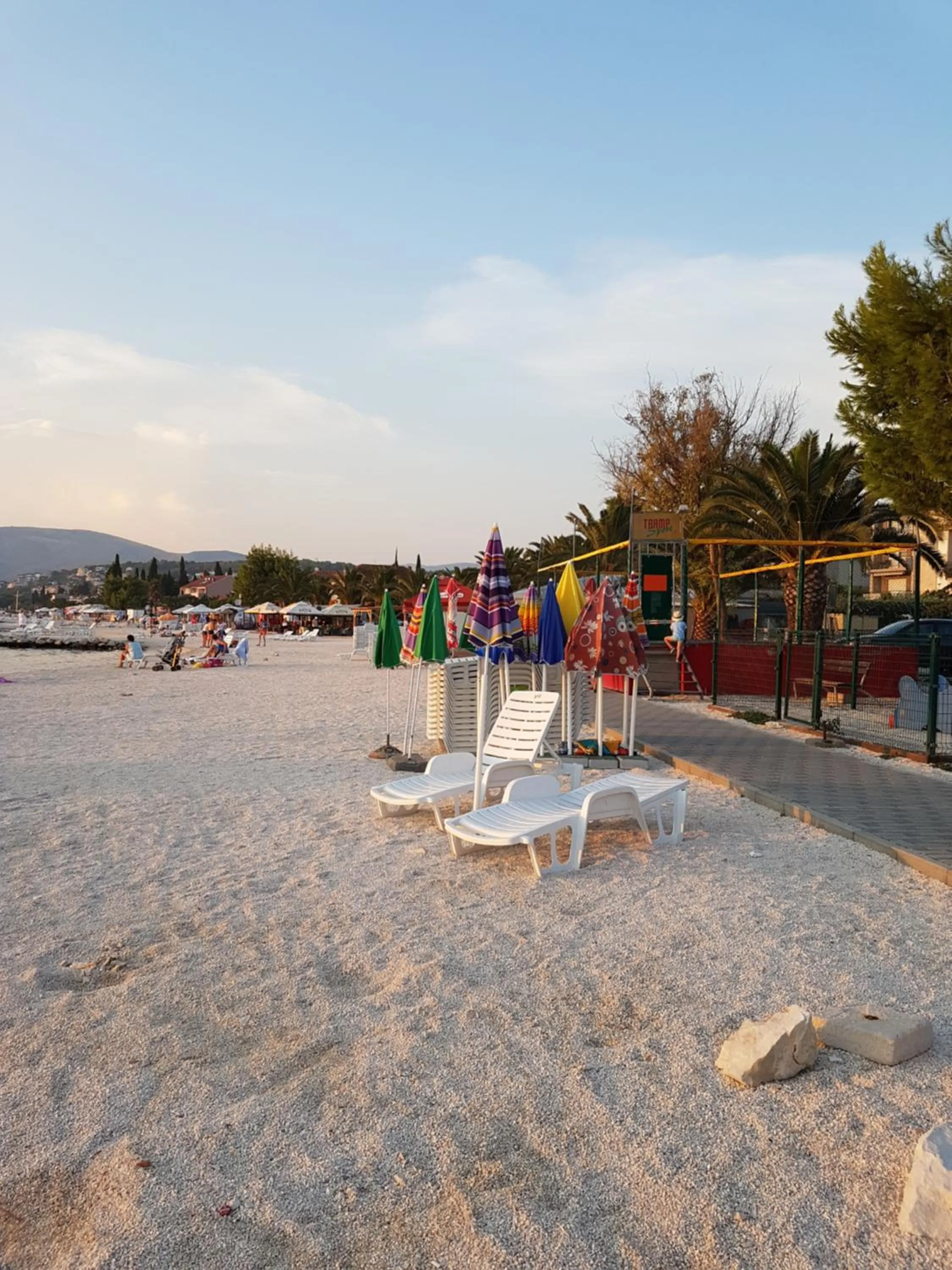 Beach in Apartments Silva with a view of sea