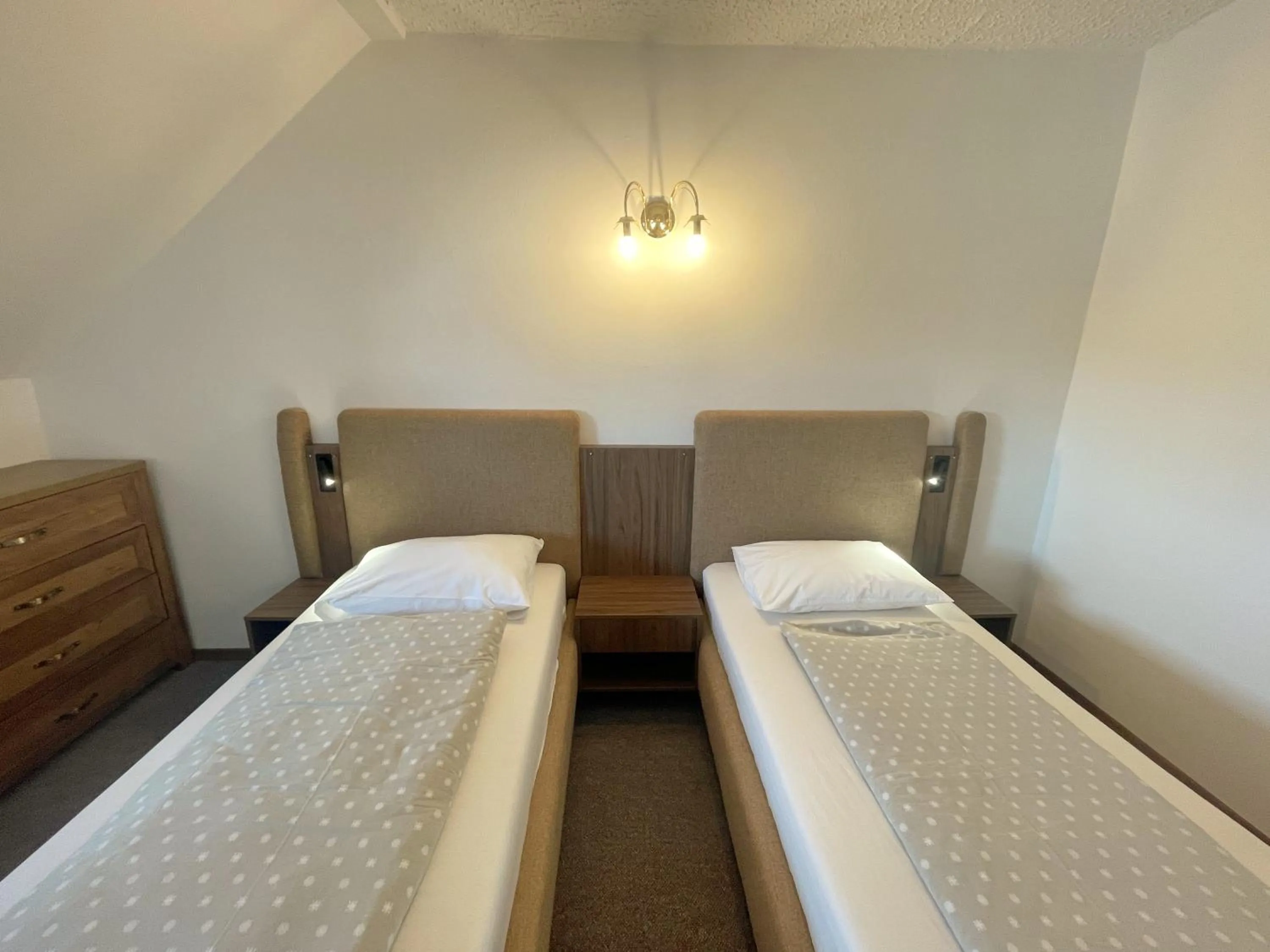 Bed in Motel Reich