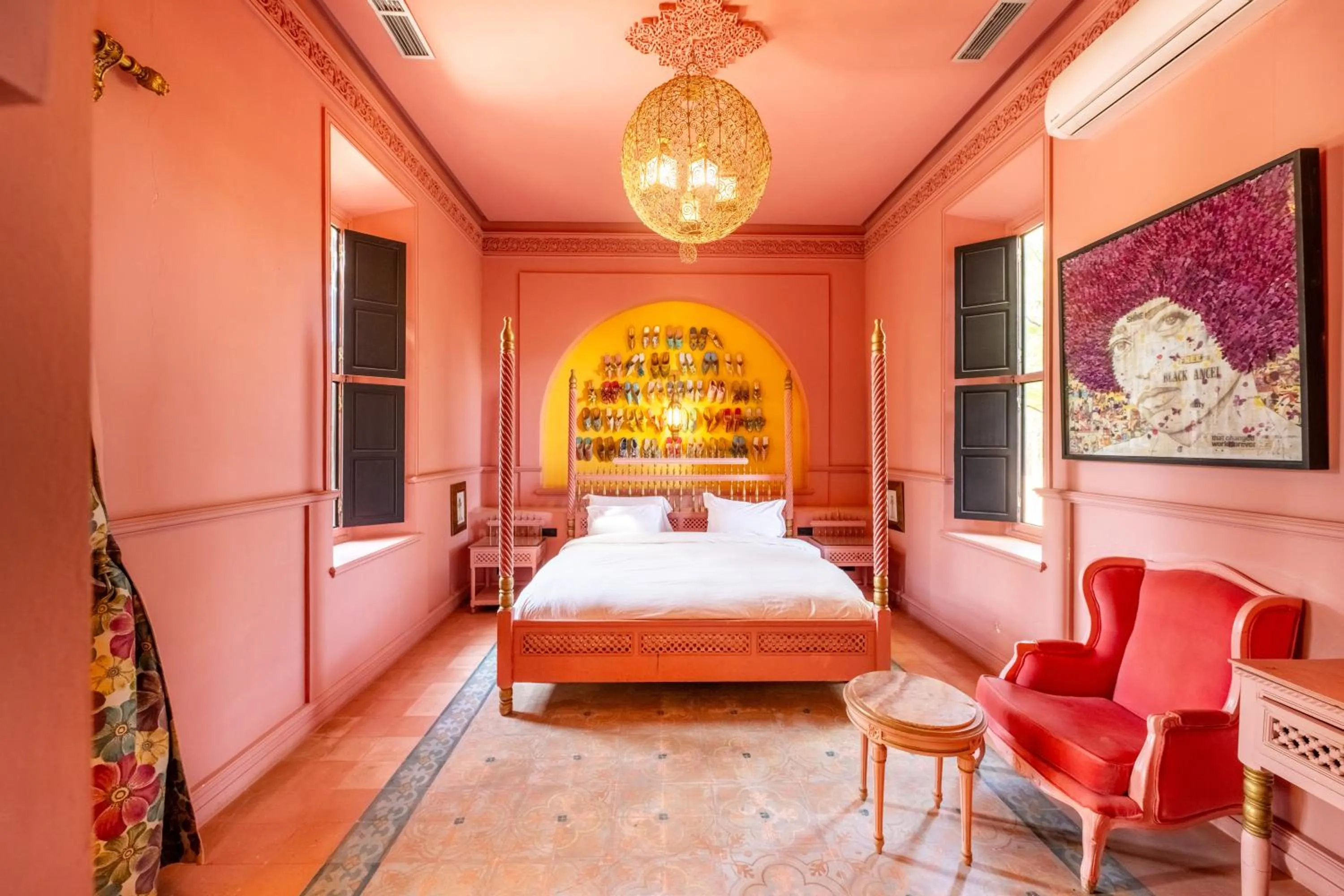 Bed in The Source Hotel Music & Spa