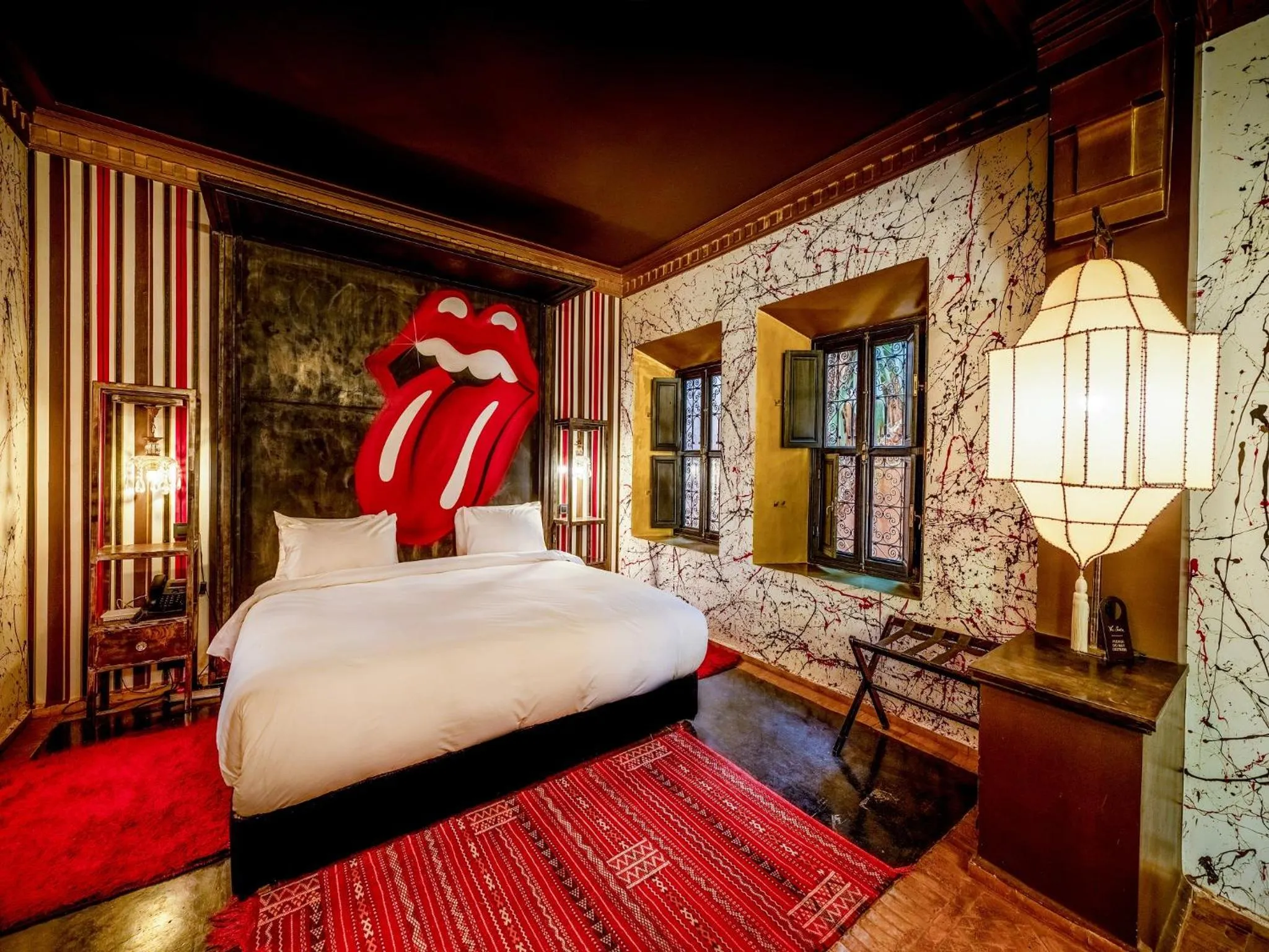 Bed in The Source Hotel Music & Spa