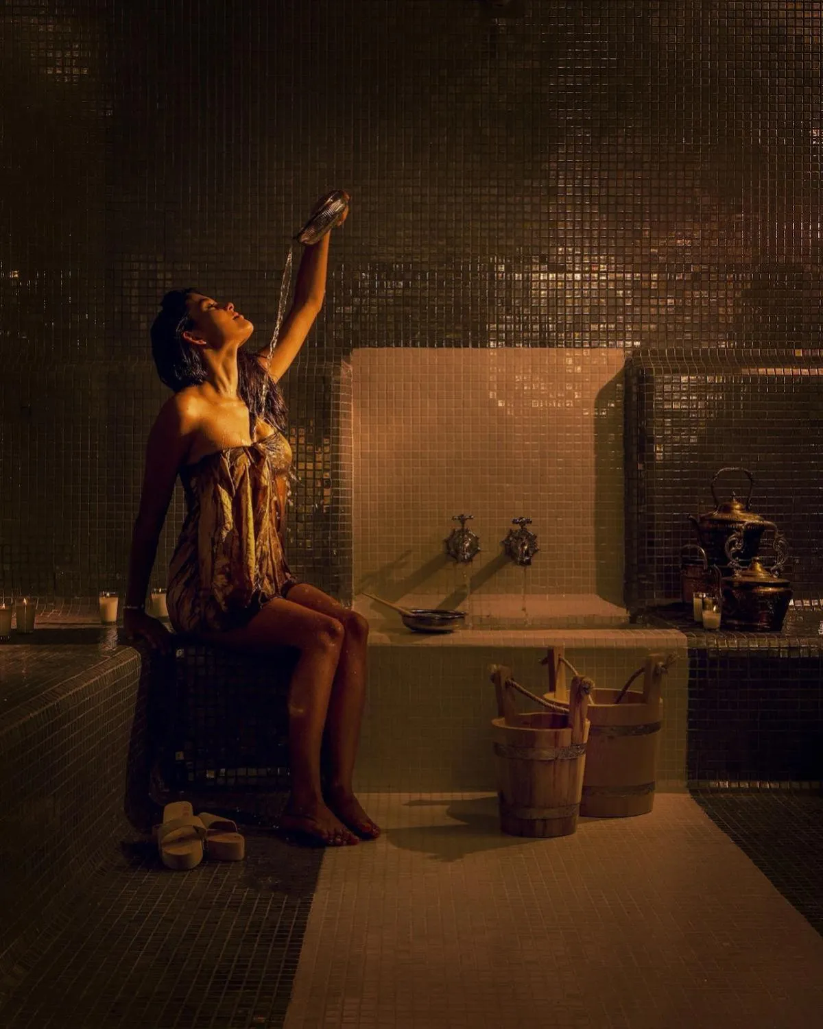 People in The Source Hotel Music & Spa