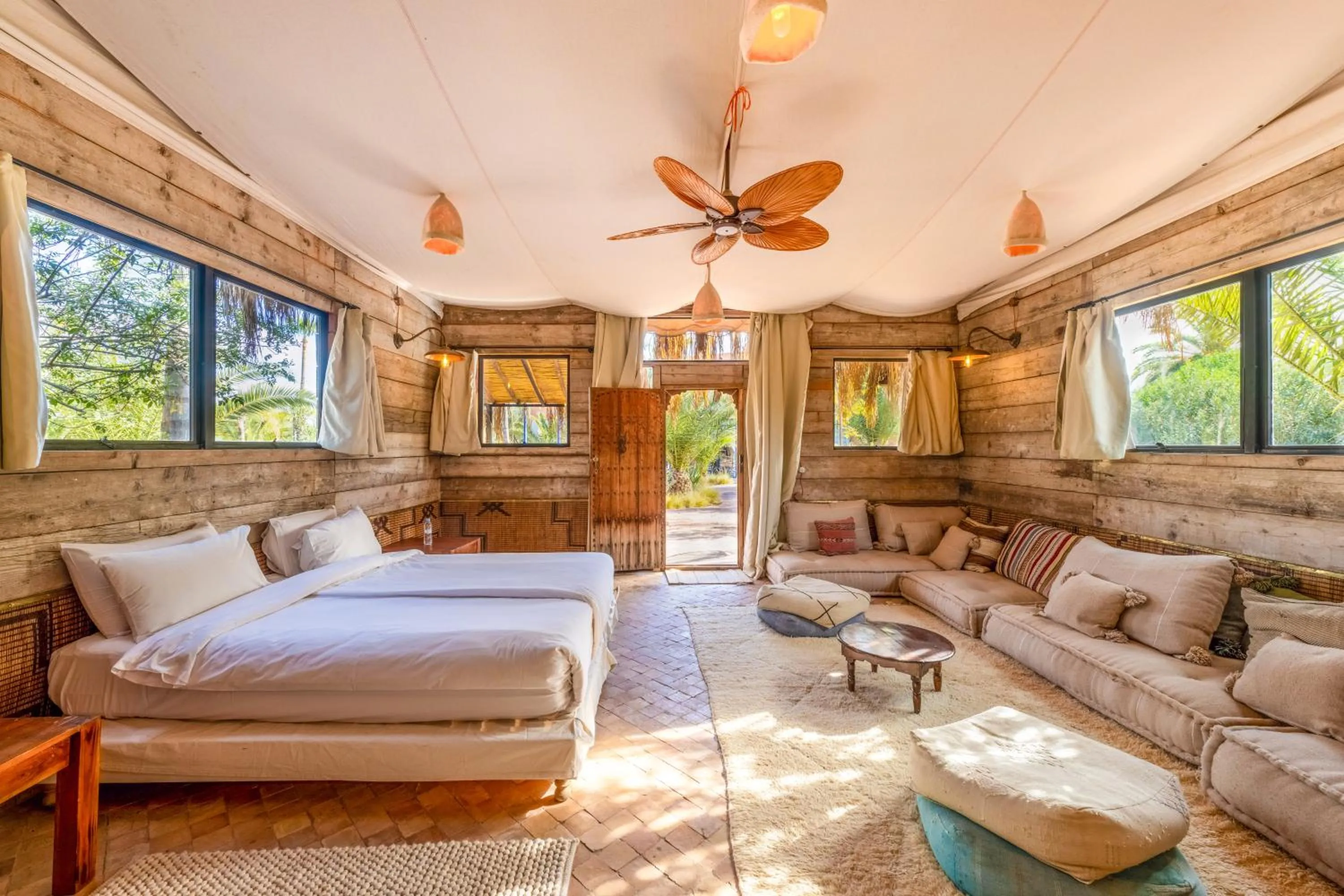 Patio in The Source Hotel Music & Spa