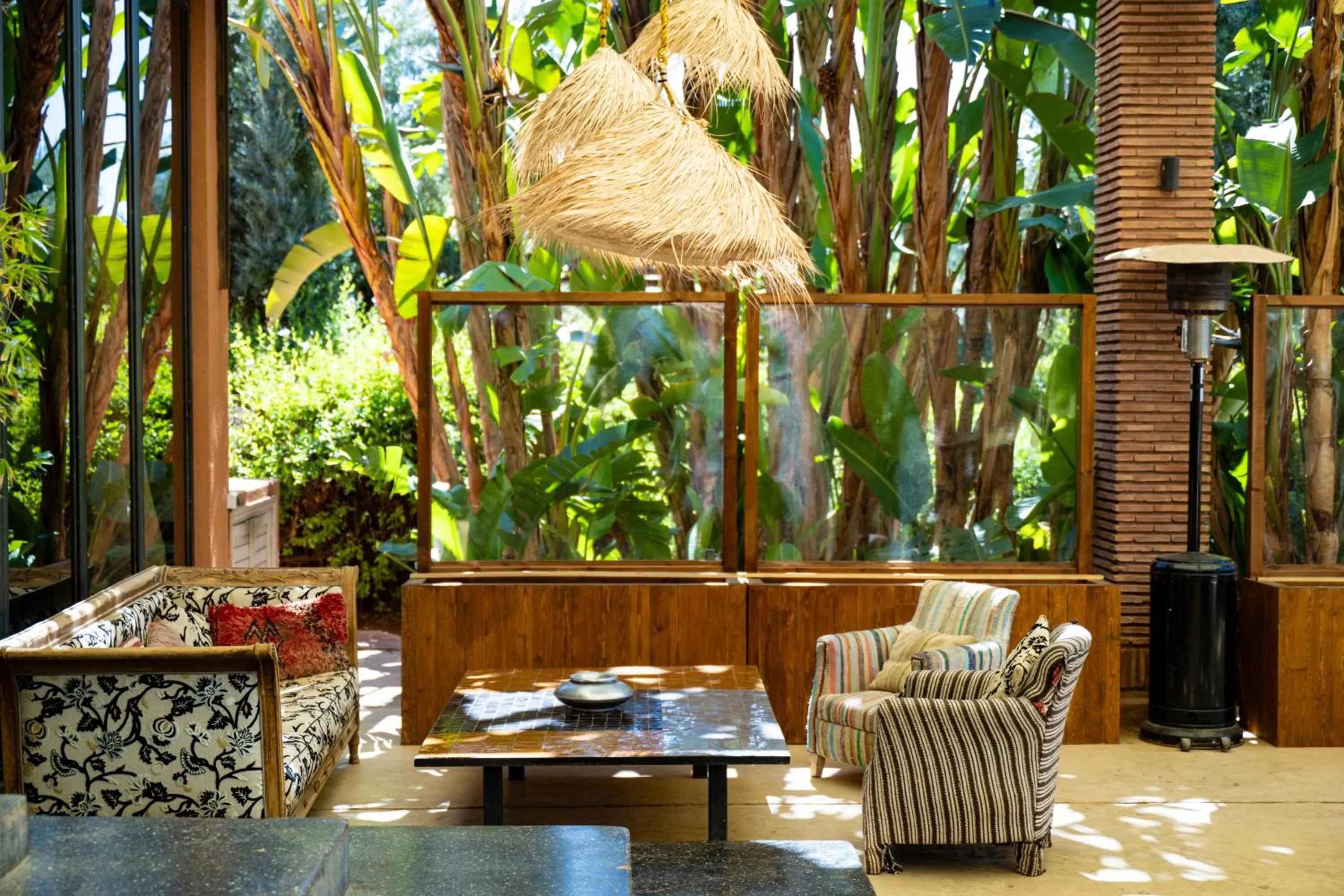 Patio in The Source Hotel Music & Spa