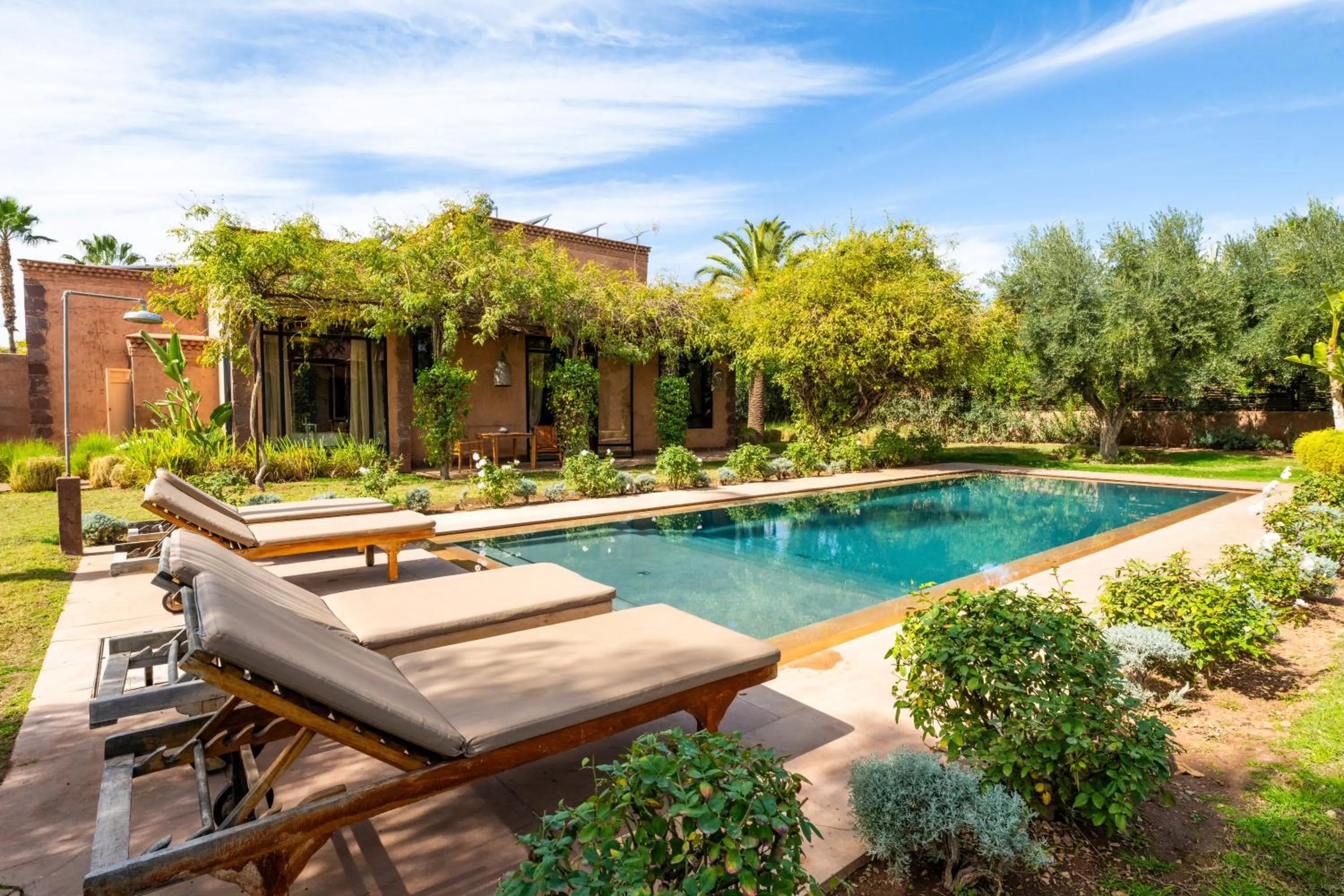 Patio in The Source Hotel Music & Spa