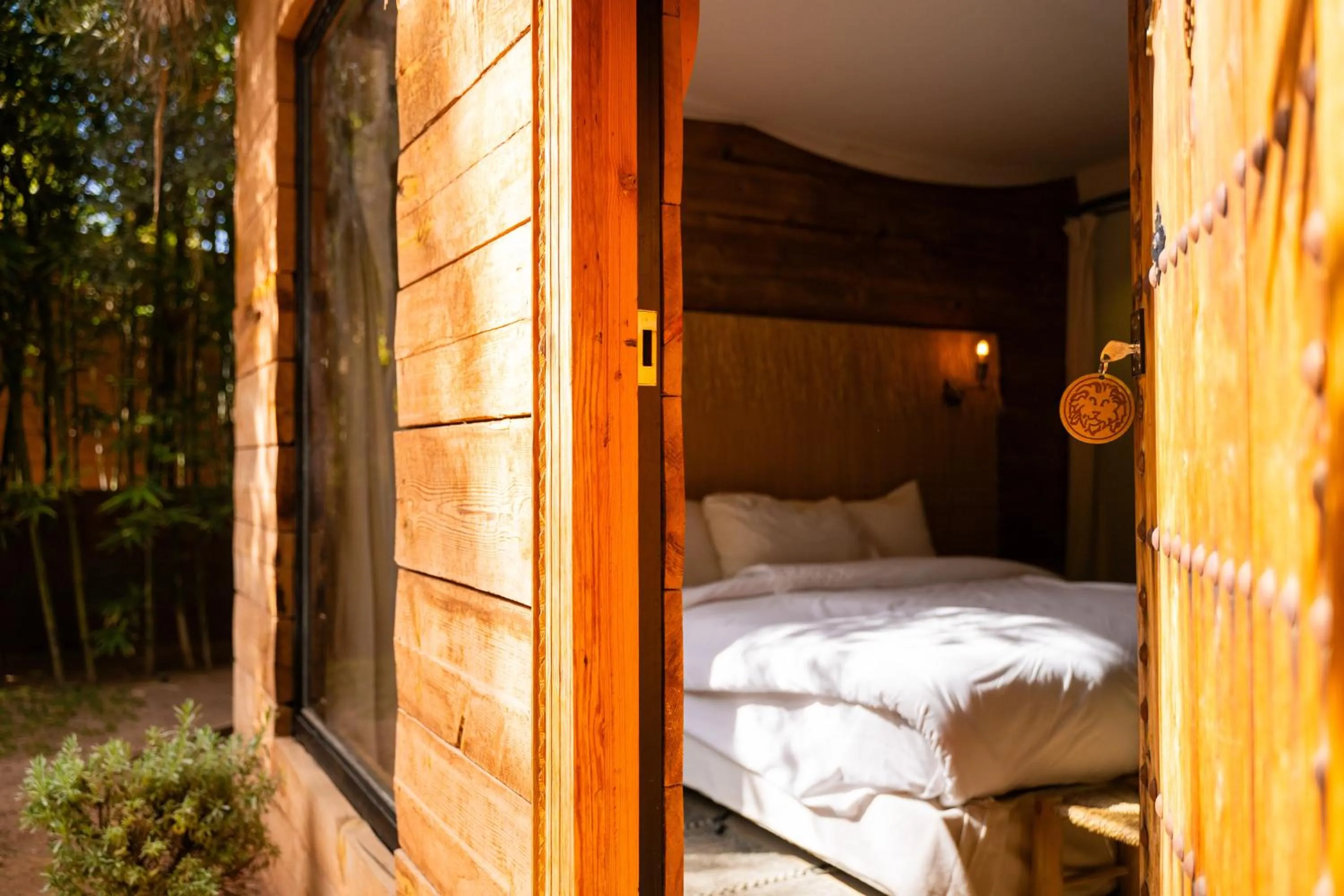 Bed in The Source Hotel Music & Spa