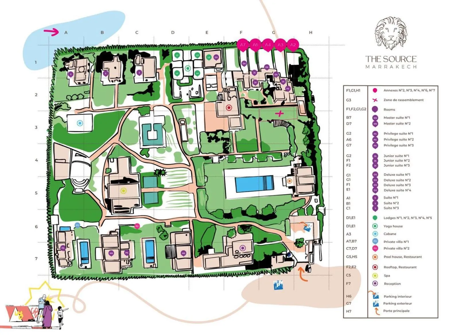 Property building in The Source Hotel Music & Spa