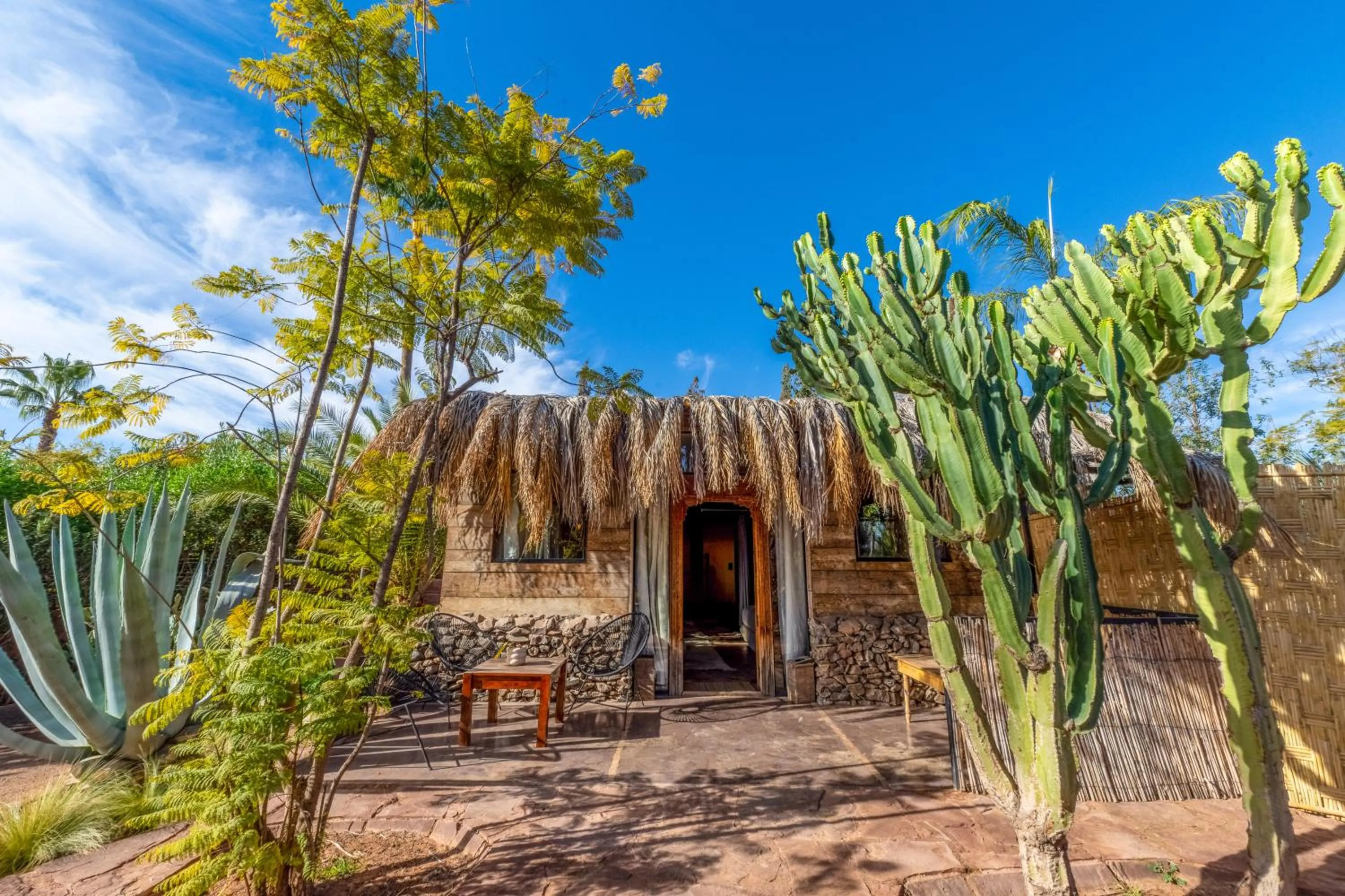 Patio in The Source Hotel Music & Spa