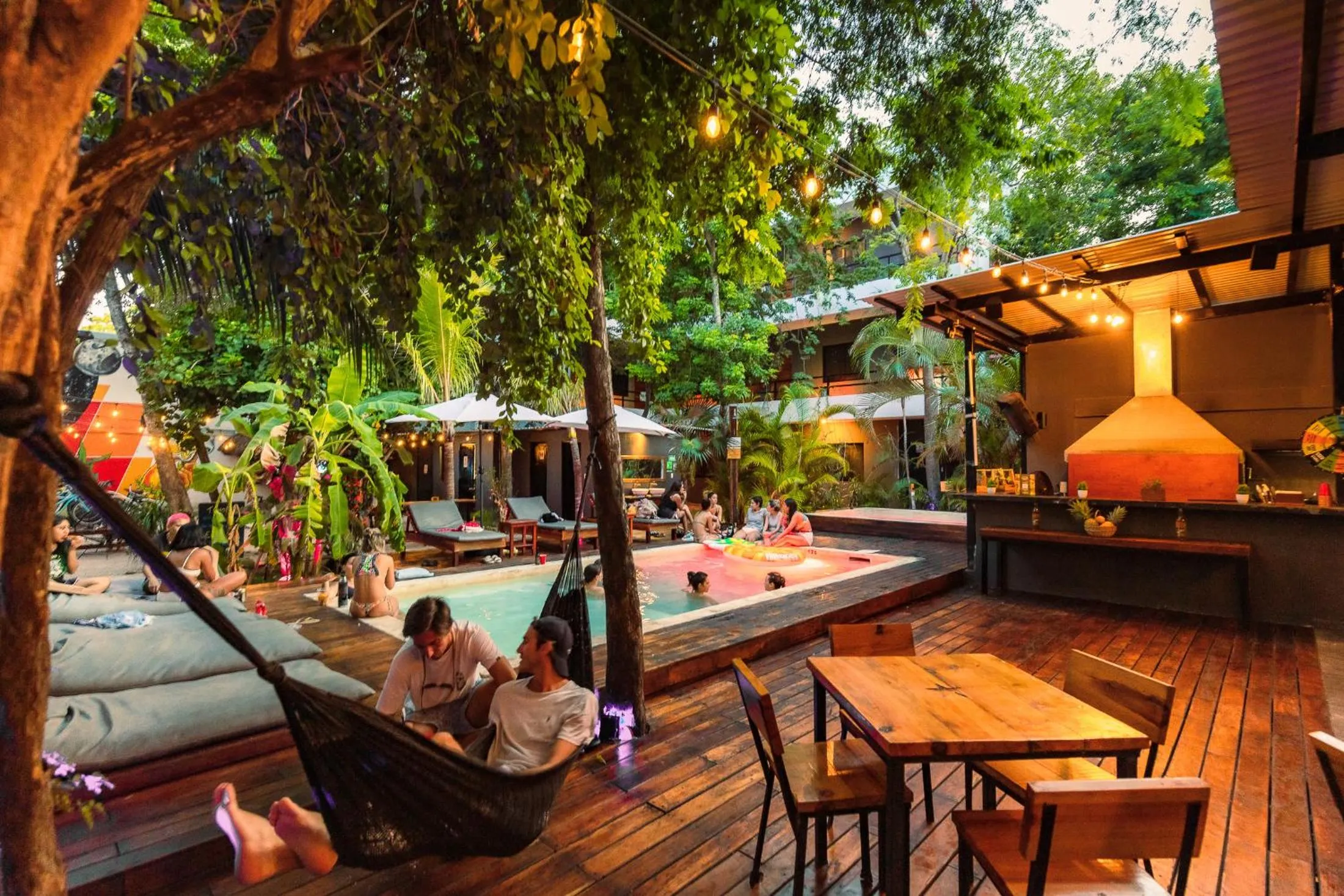 Lounge or bar in Che Tulum Hostel & Bar Adults Only