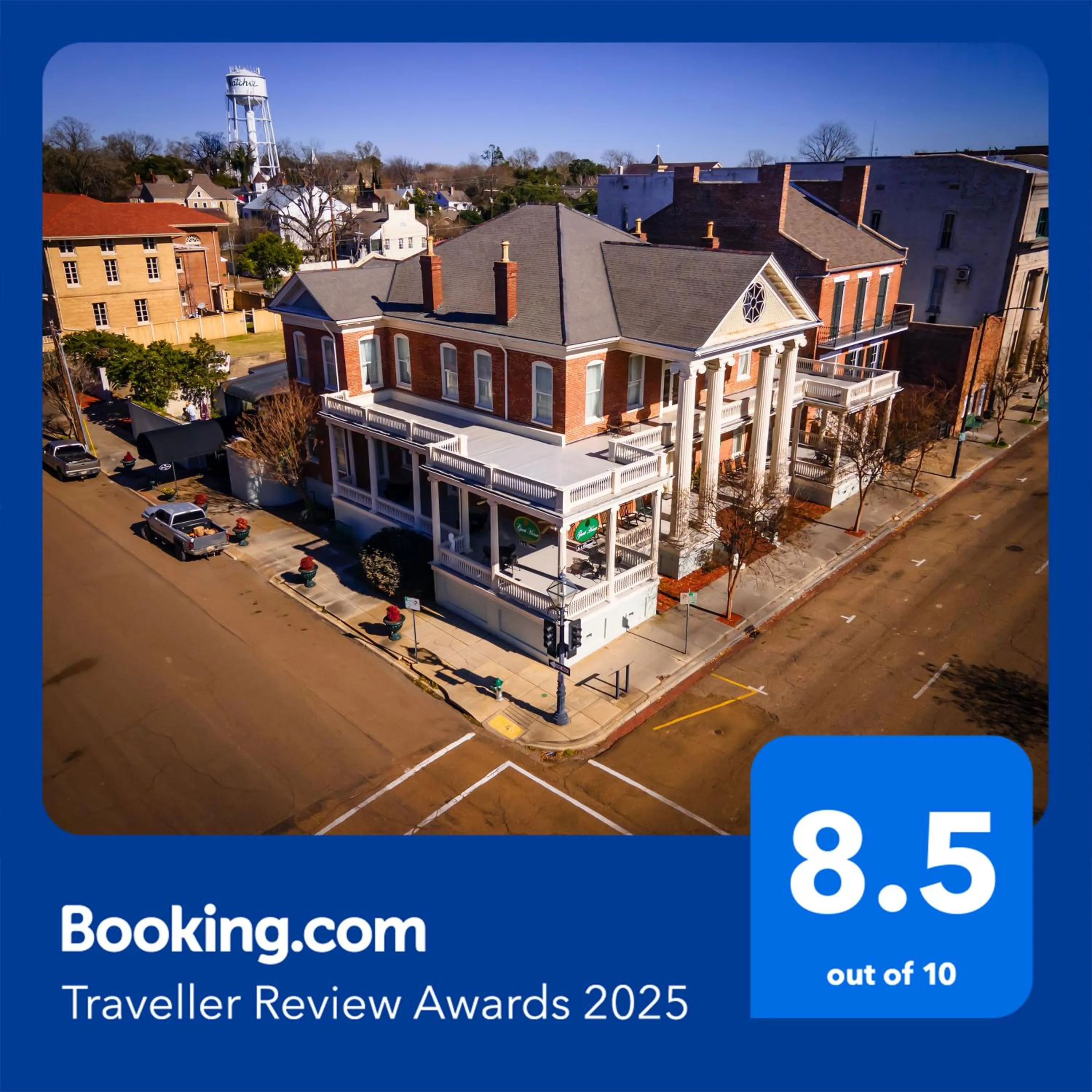 City view in The Guest House Historic Mansion