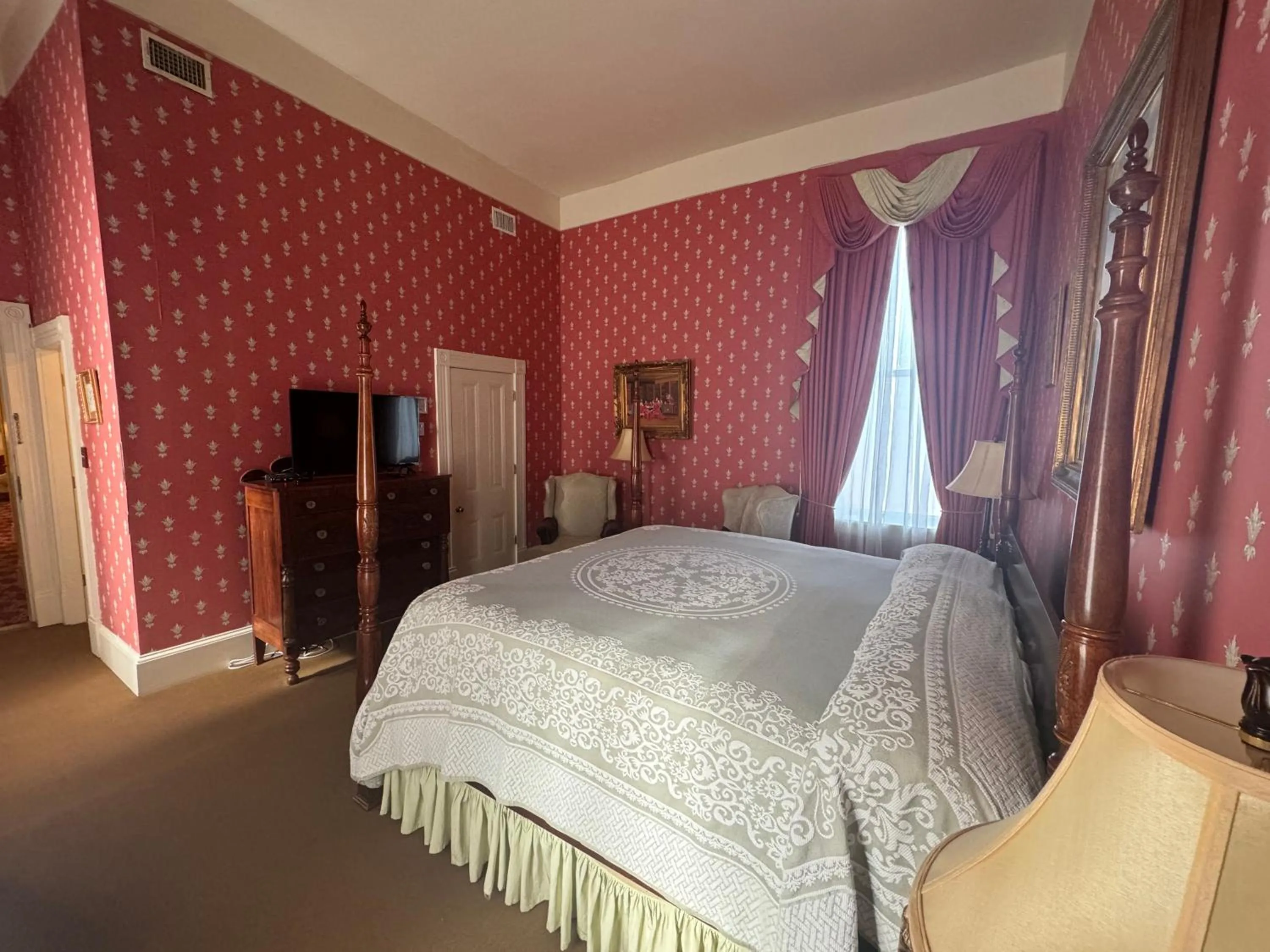 Bedroom in The Guest House Historic Mansion