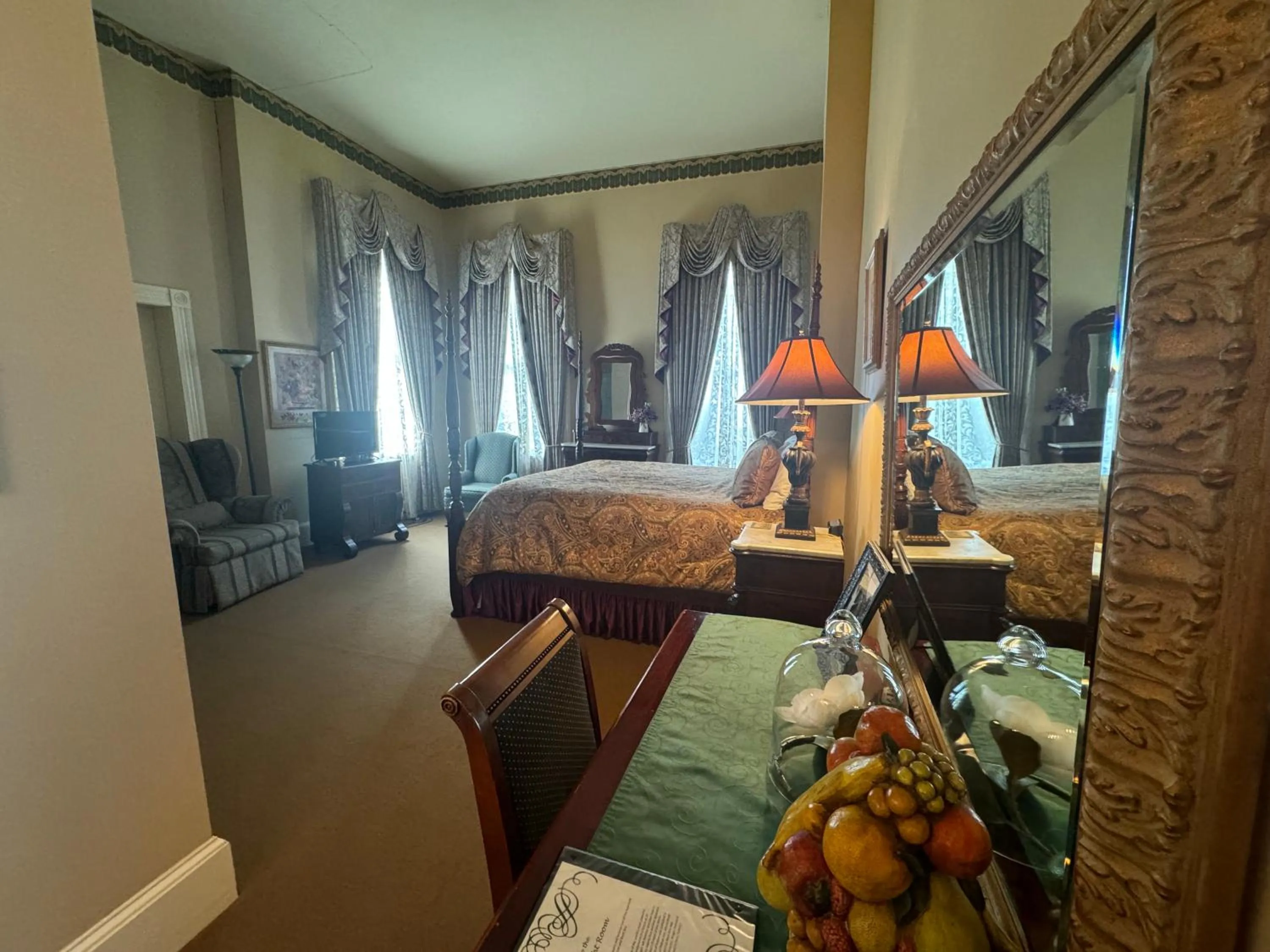 Bedroom in The Guest House Historic Mansion