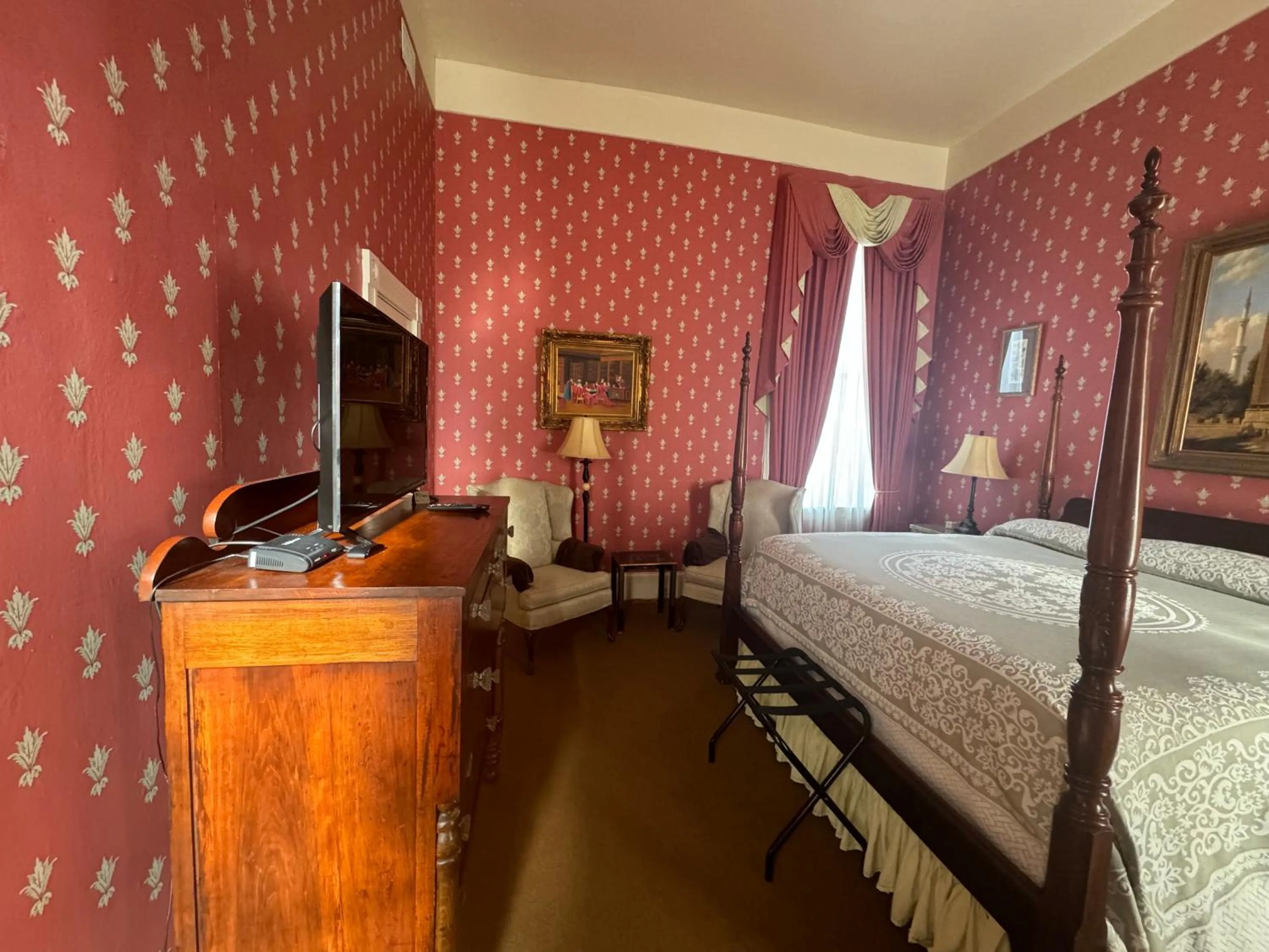 Bedroom in The Guest House Historic Mansion