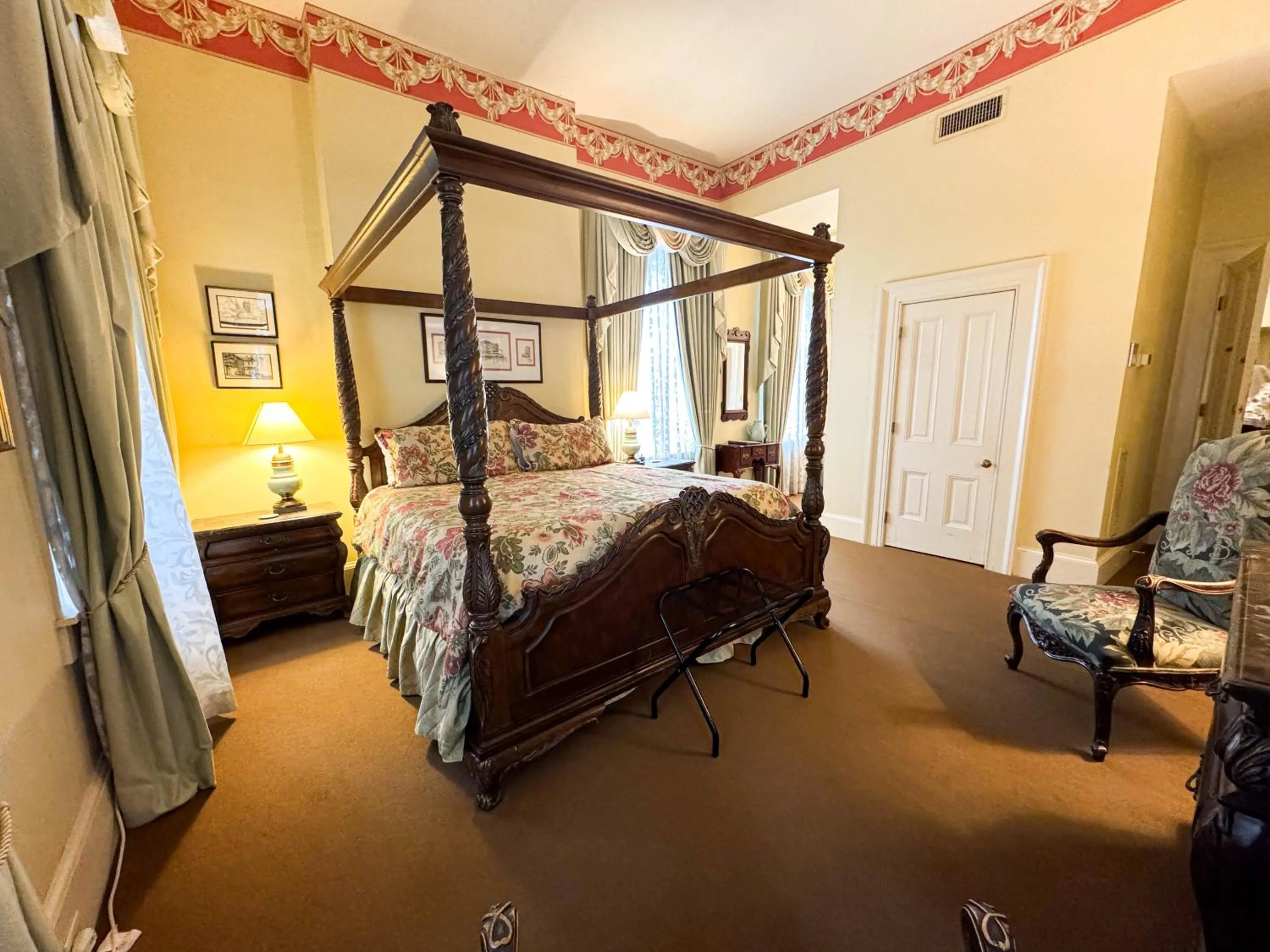Bedroom in The Guest House Historic Mansion