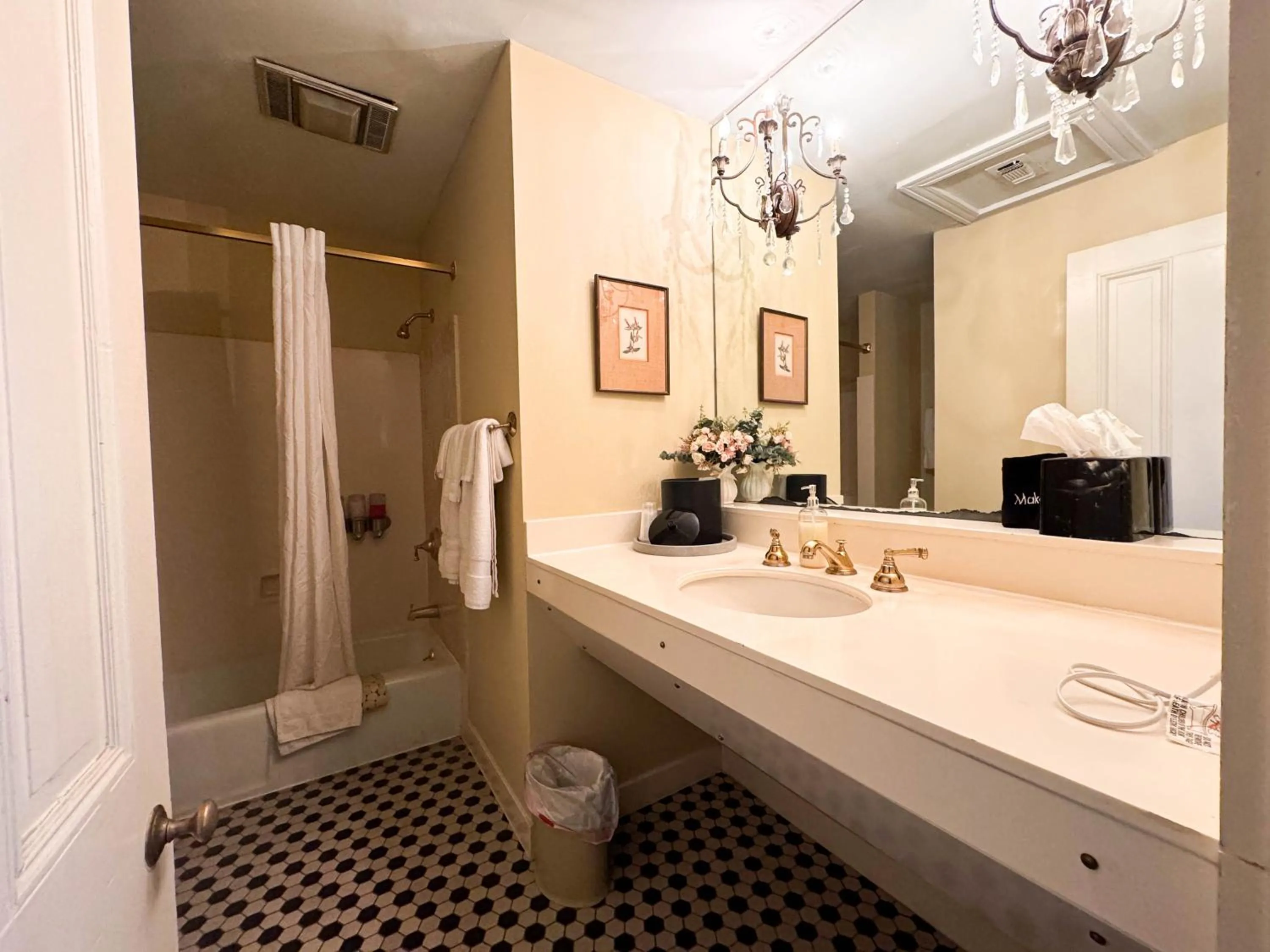 Bathroom in The Guest House Historic Mansion