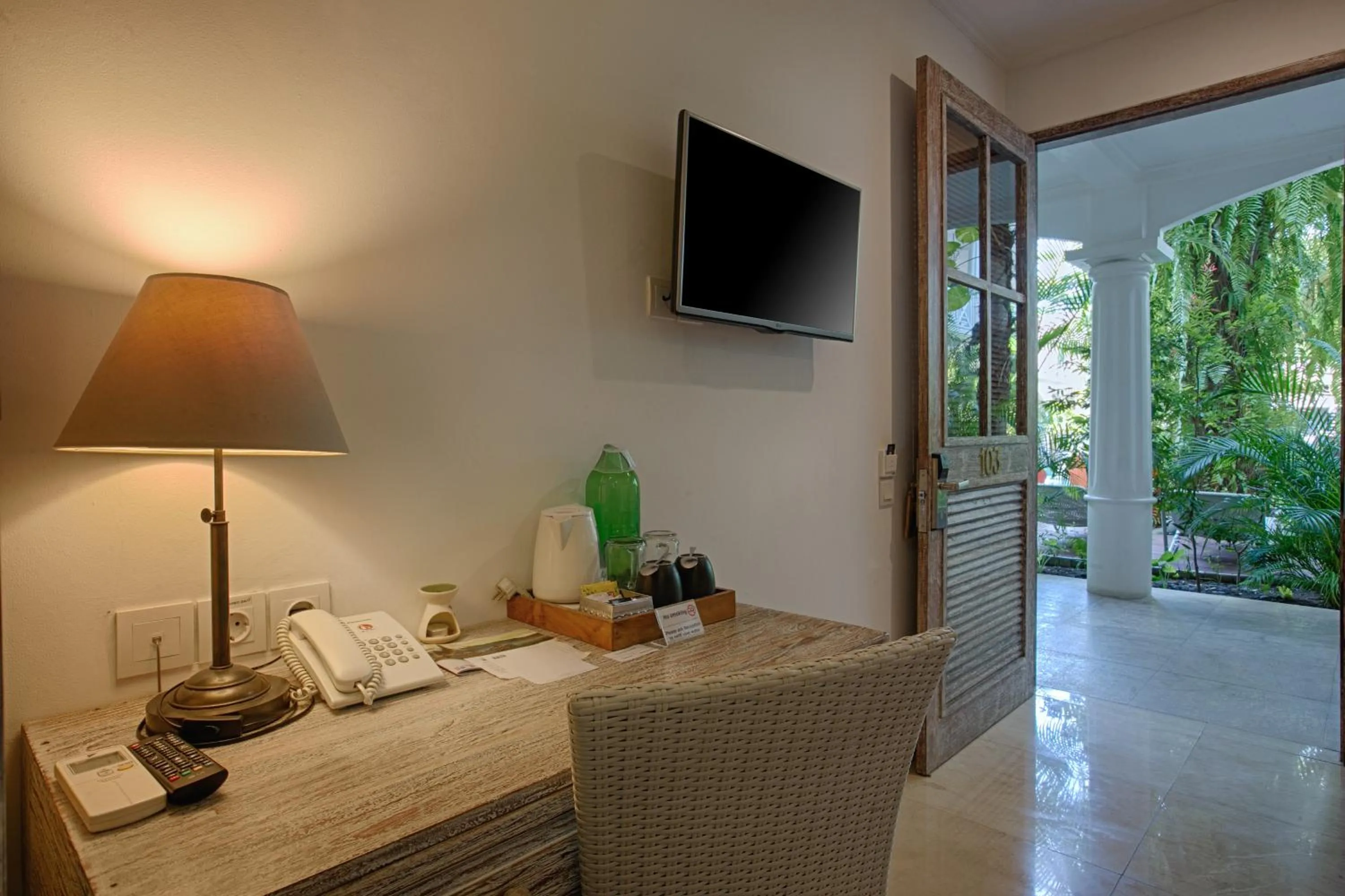 Seating area in OK Divers Resort & Spa