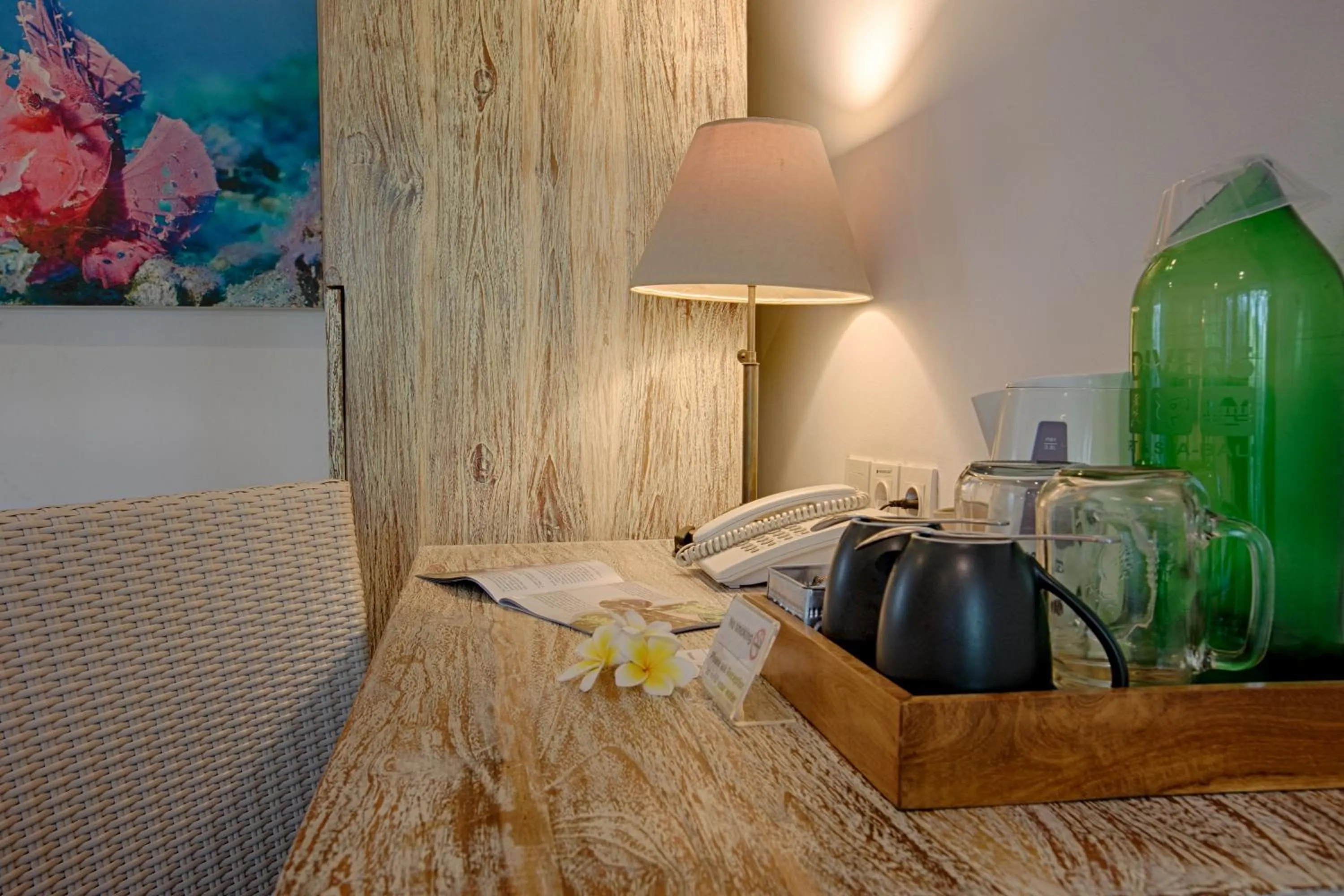 Seating area in OK Divers Resort & Spa