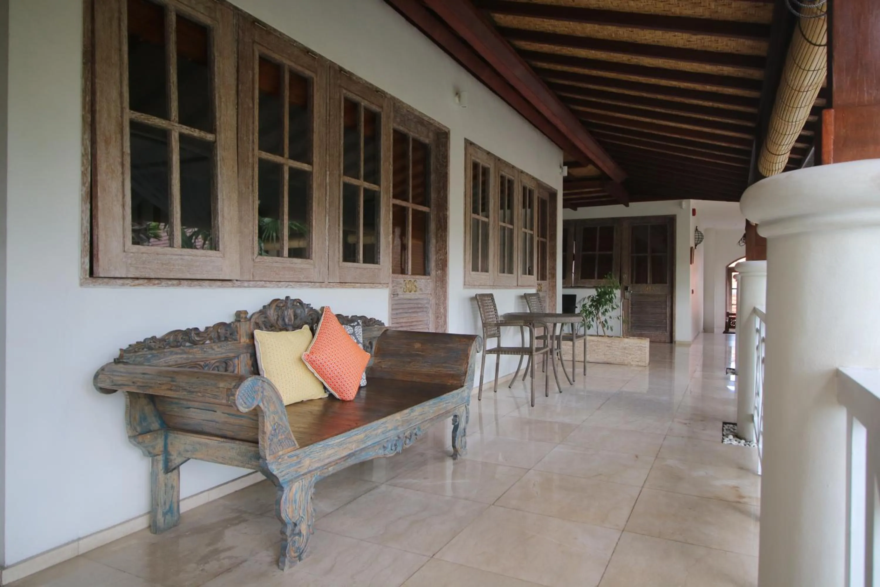 Seating area in OK Divers Resort & Spa