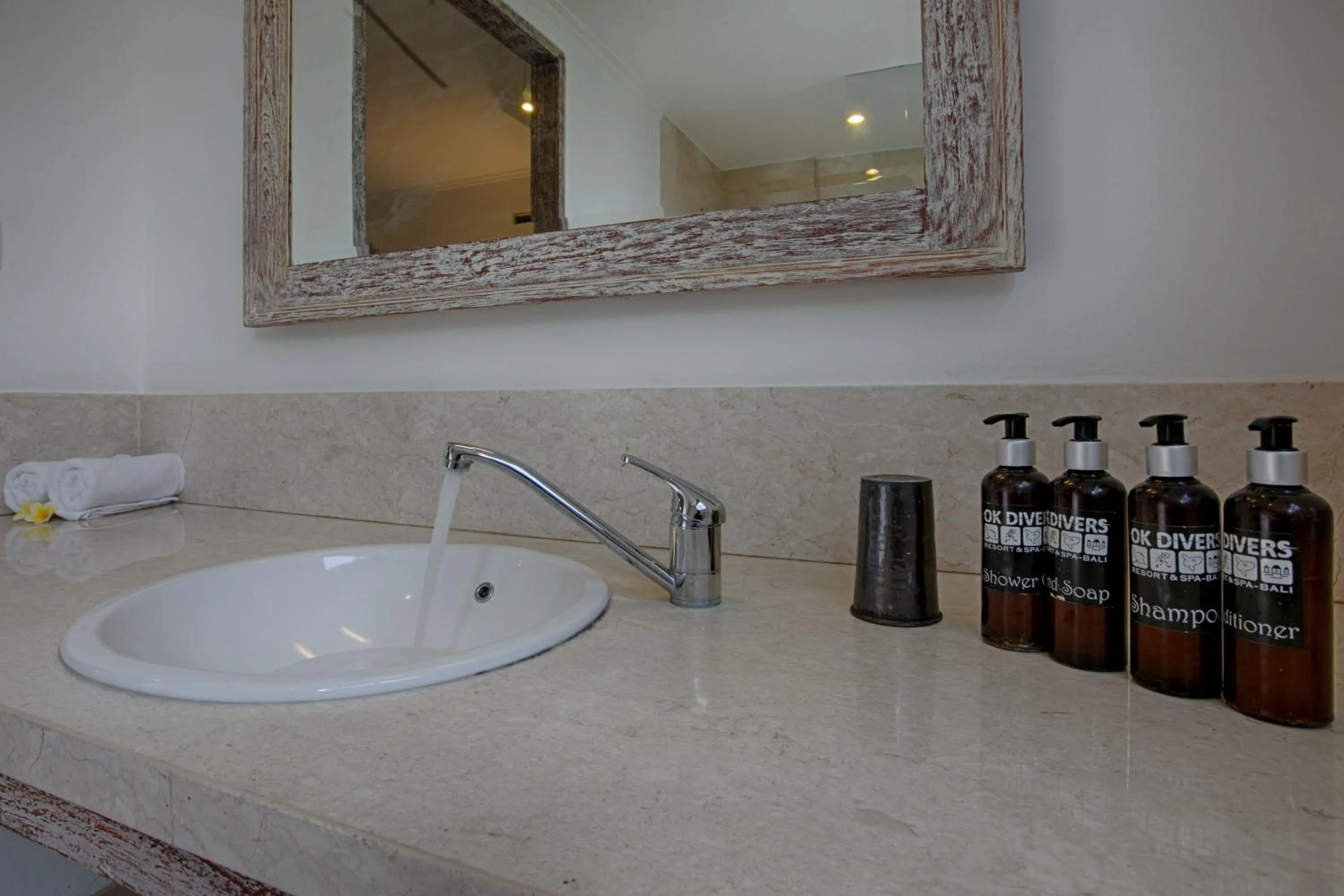 Bathroom in OK Divers Resort & Spa