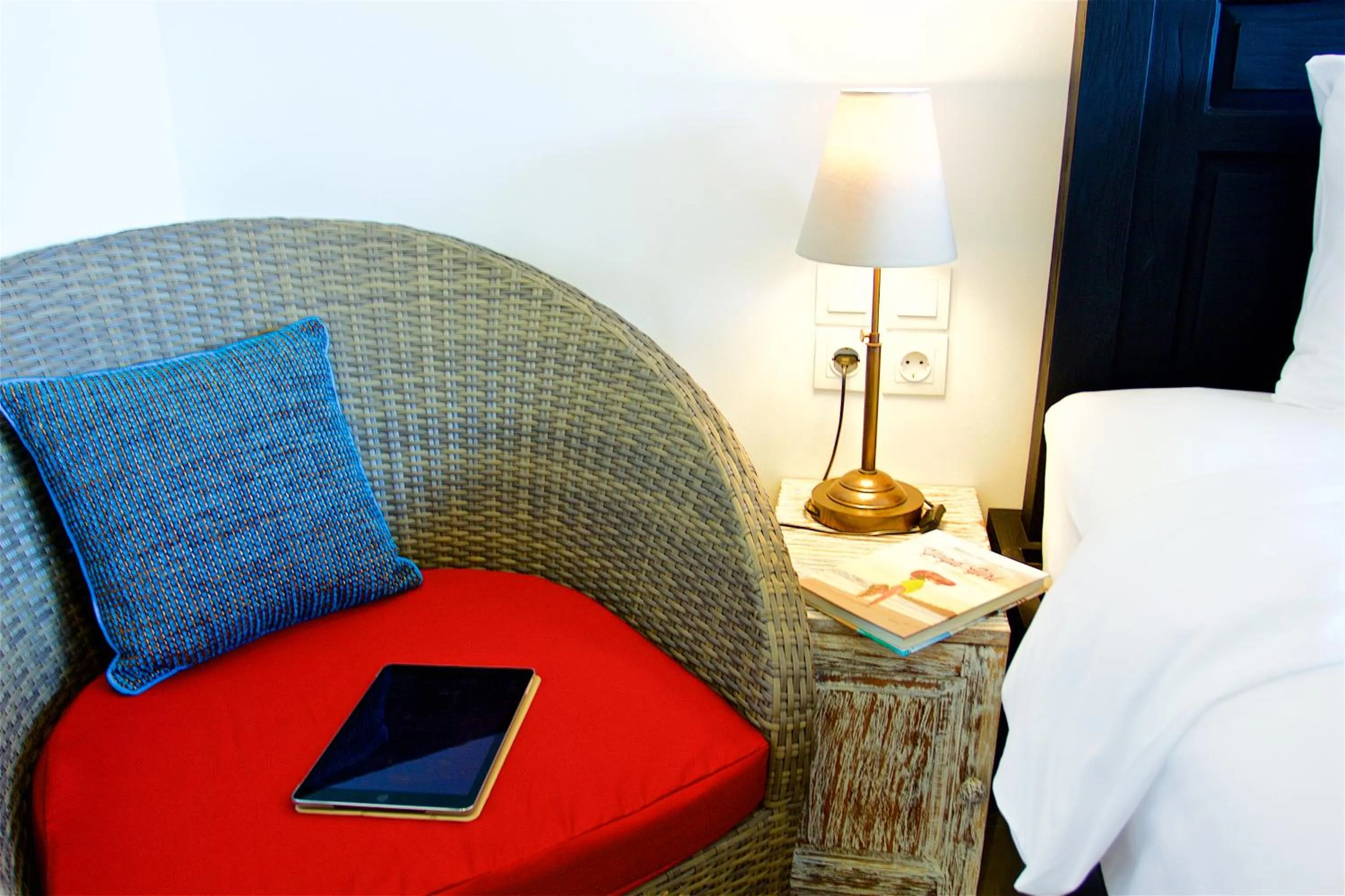 Decorative detail, Bed in OK Divers Resort & Spa