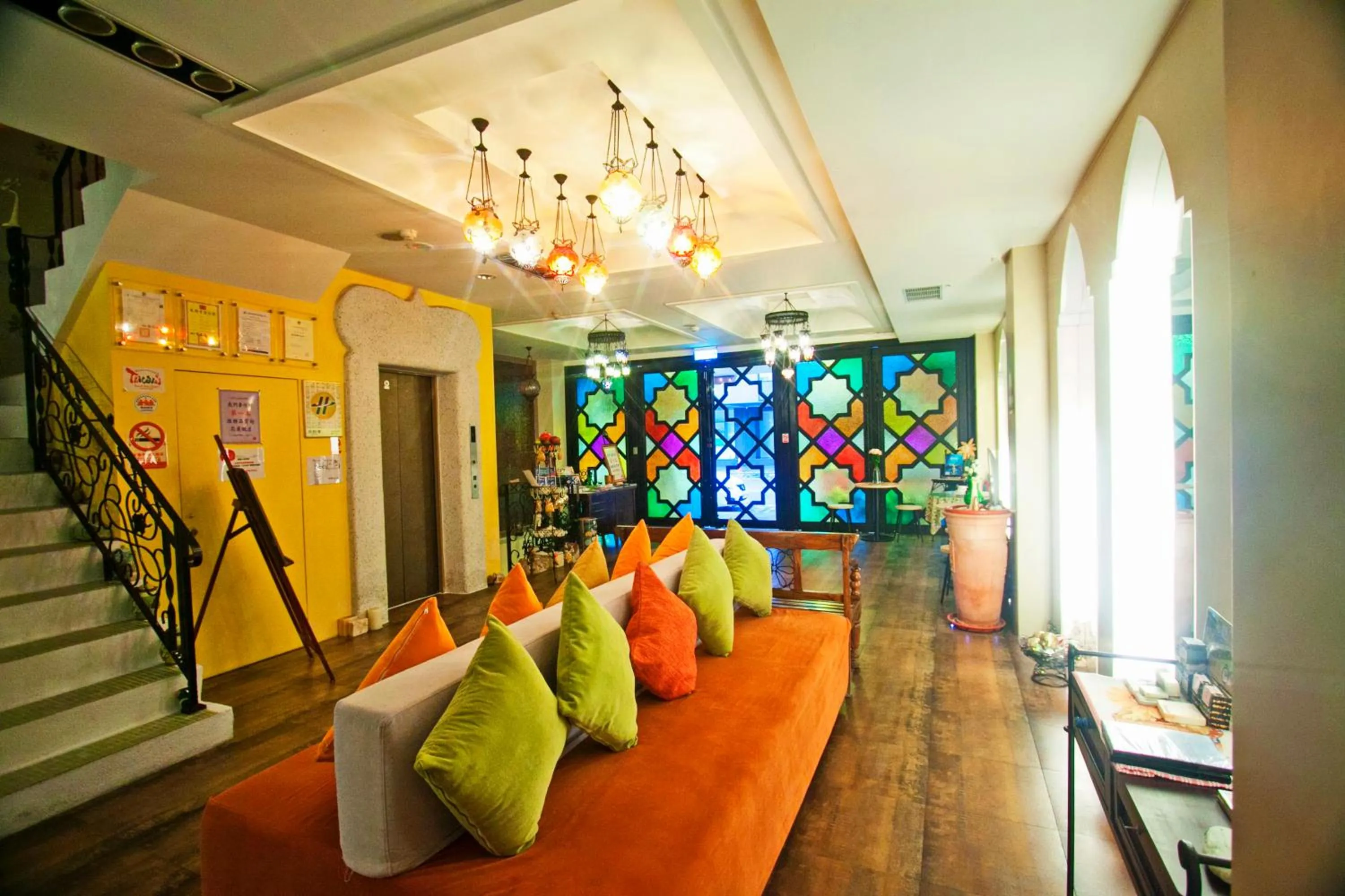 Lobby or reception in Moroccan Holiday Suite