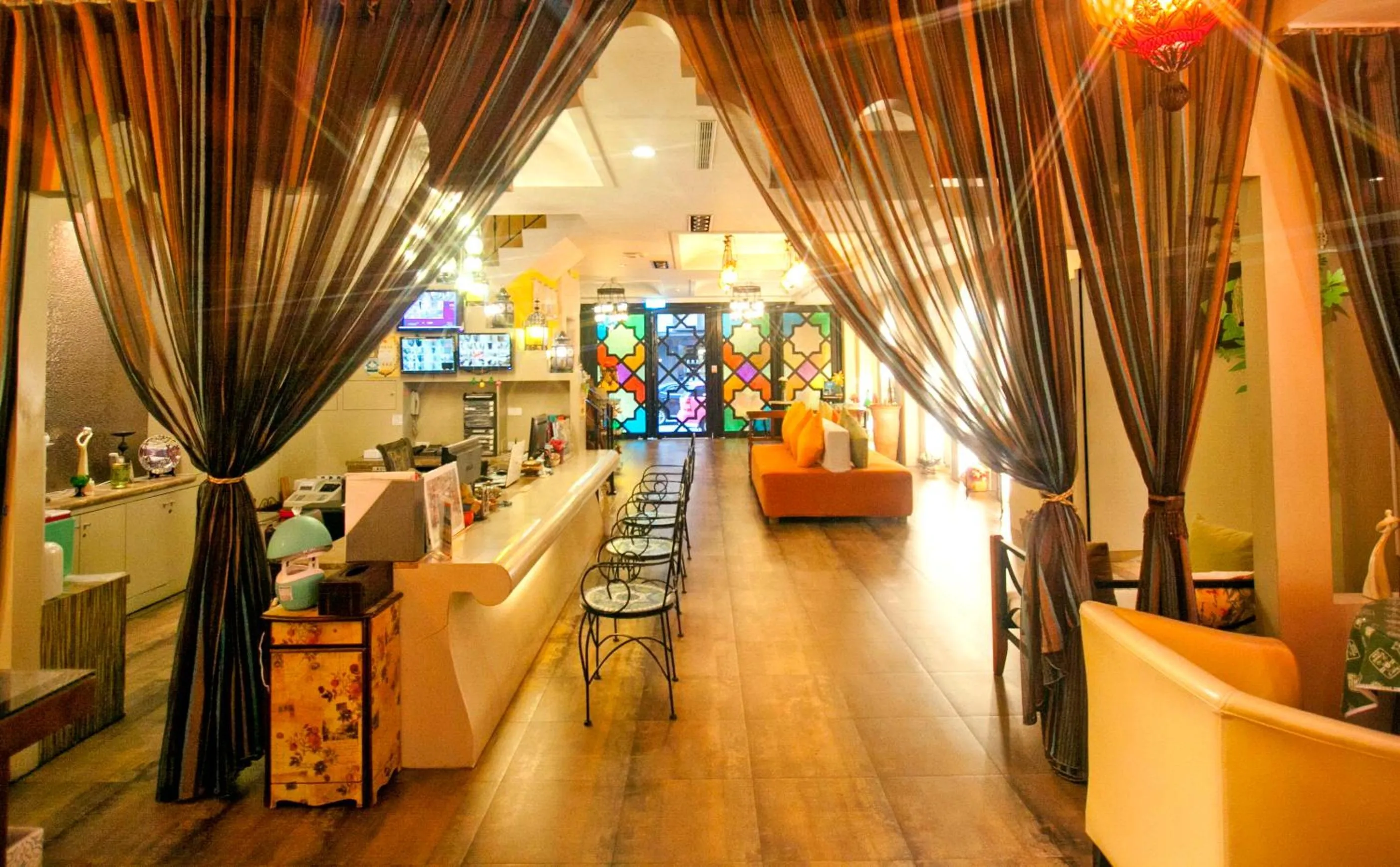 Lobby or reception in Moroccan Holiday Suite