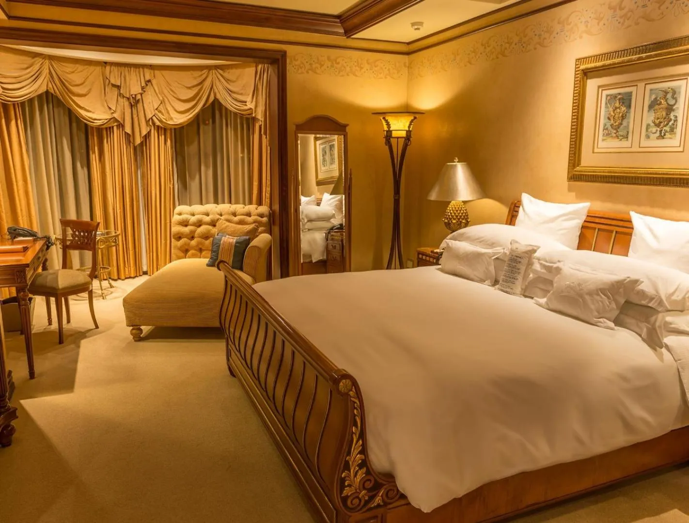 Bed in Peermont D'oreale Grande at Emperors Palace