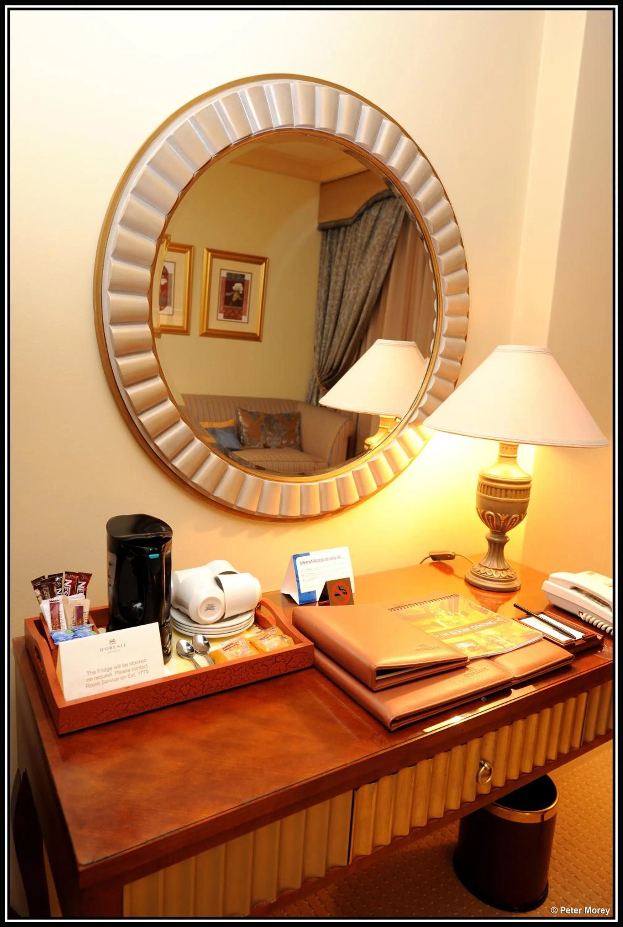 Decorative detail in Peermont D'oreale Grande at Emperors Palace